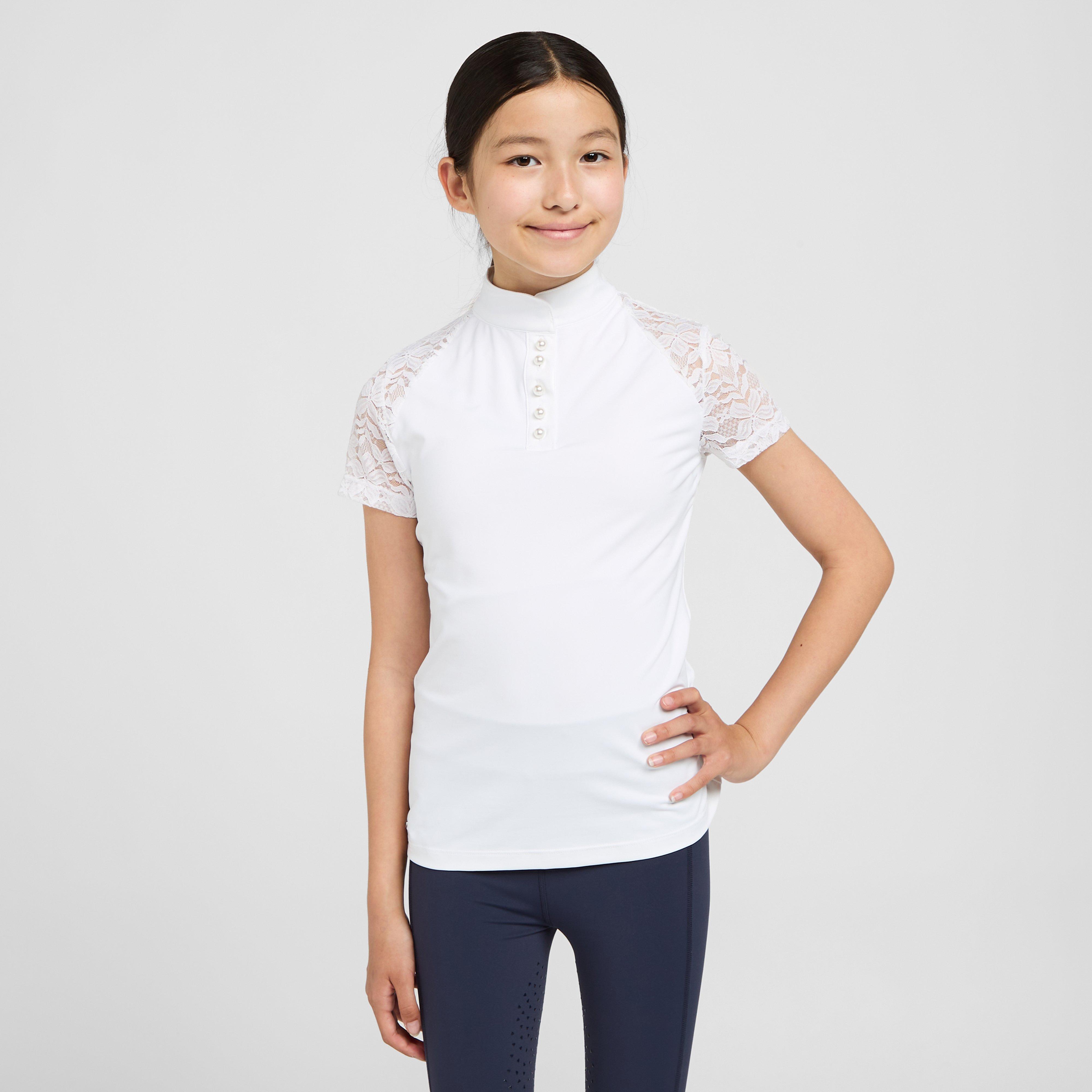 Young Rider Moorgate Show Shirt White