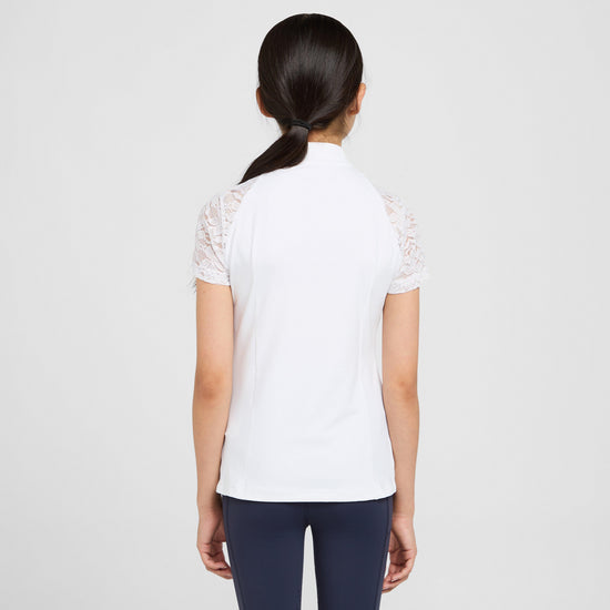 Young Rider Moorgate Show Shirt White