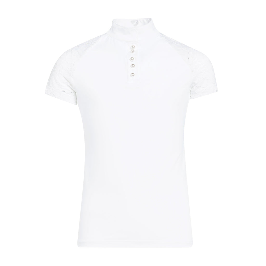 Young Rider Moorgate Show Shirt White