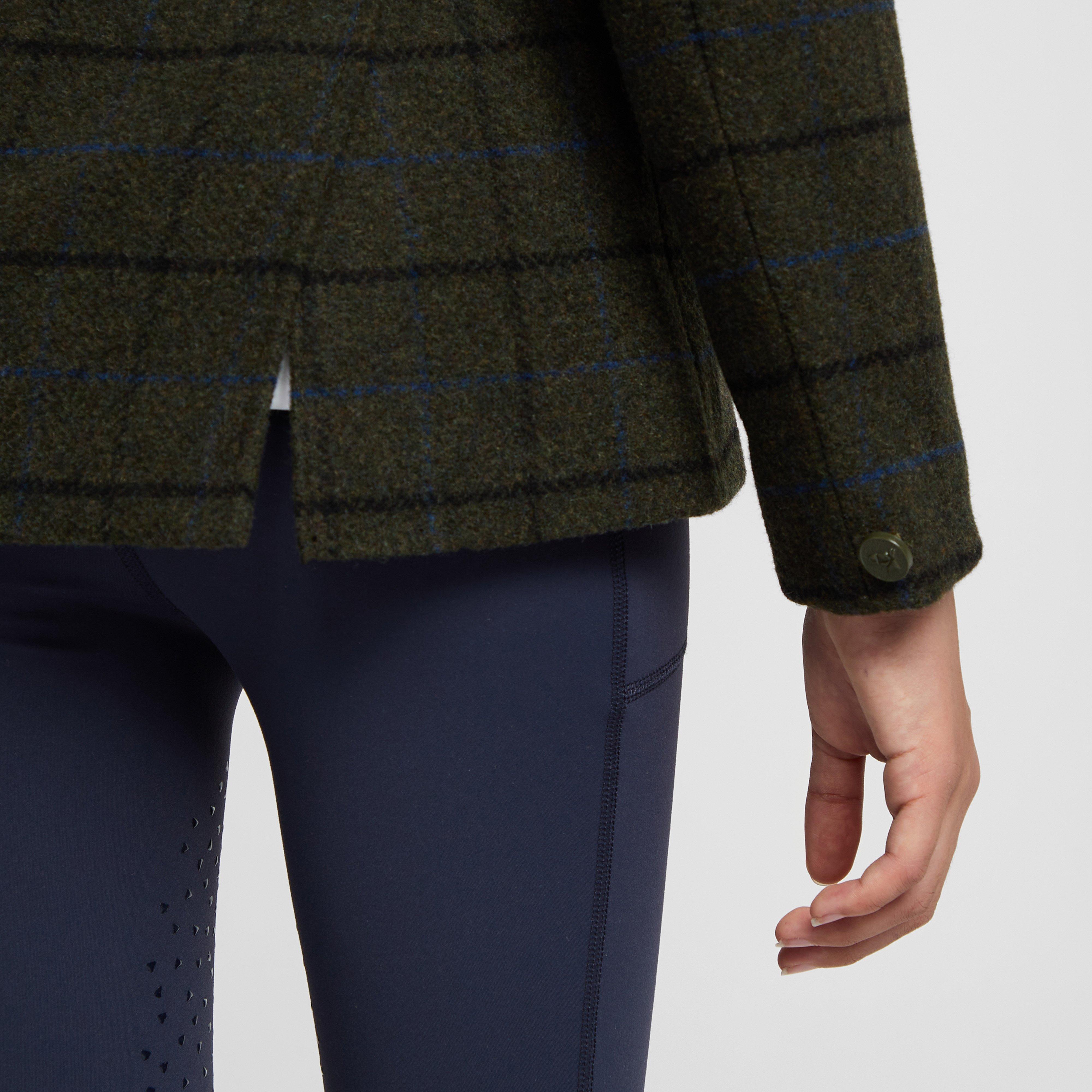 Childs Saratoga Tweed Jacket Dark Green Check