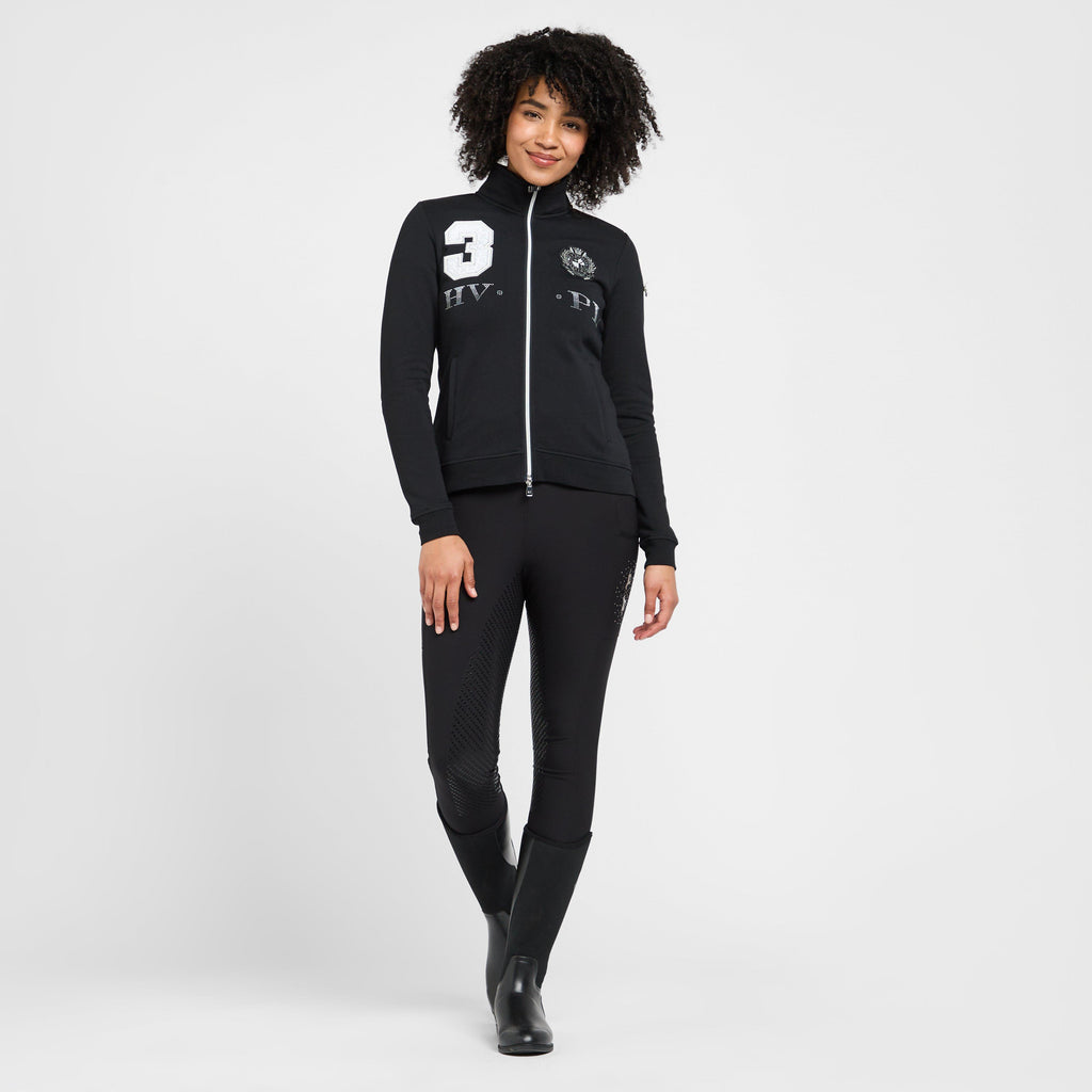 Womens Favouritas Gold Sweat Cardigan Black