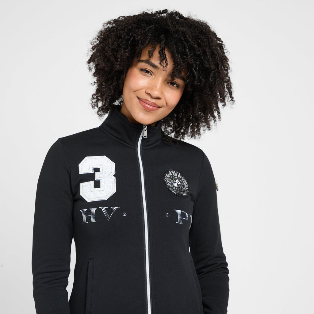 Womens Favouritas Gold Sweat Cardigan Black