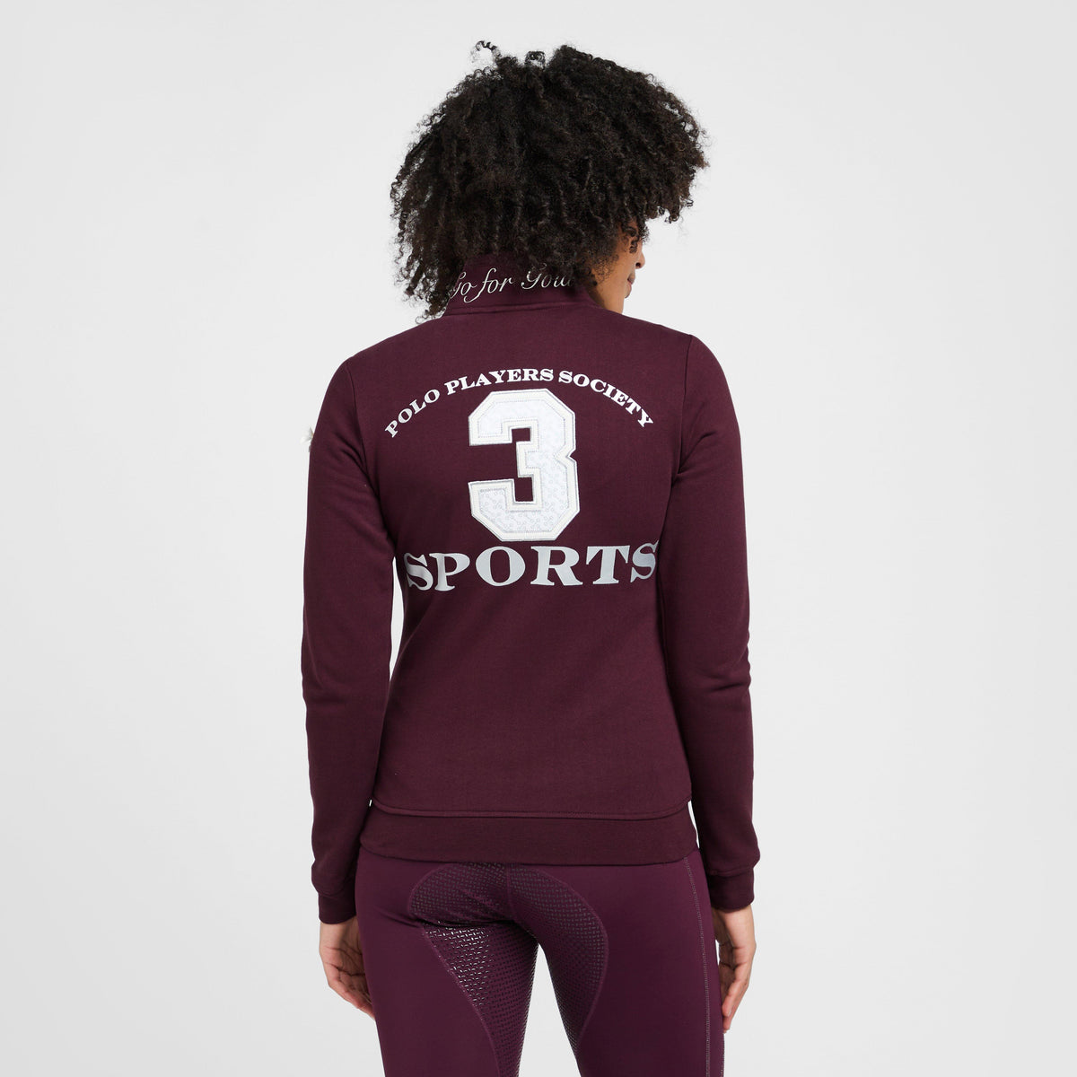 Womens Favouritas Gold Sweat Cardigan Dark Berry