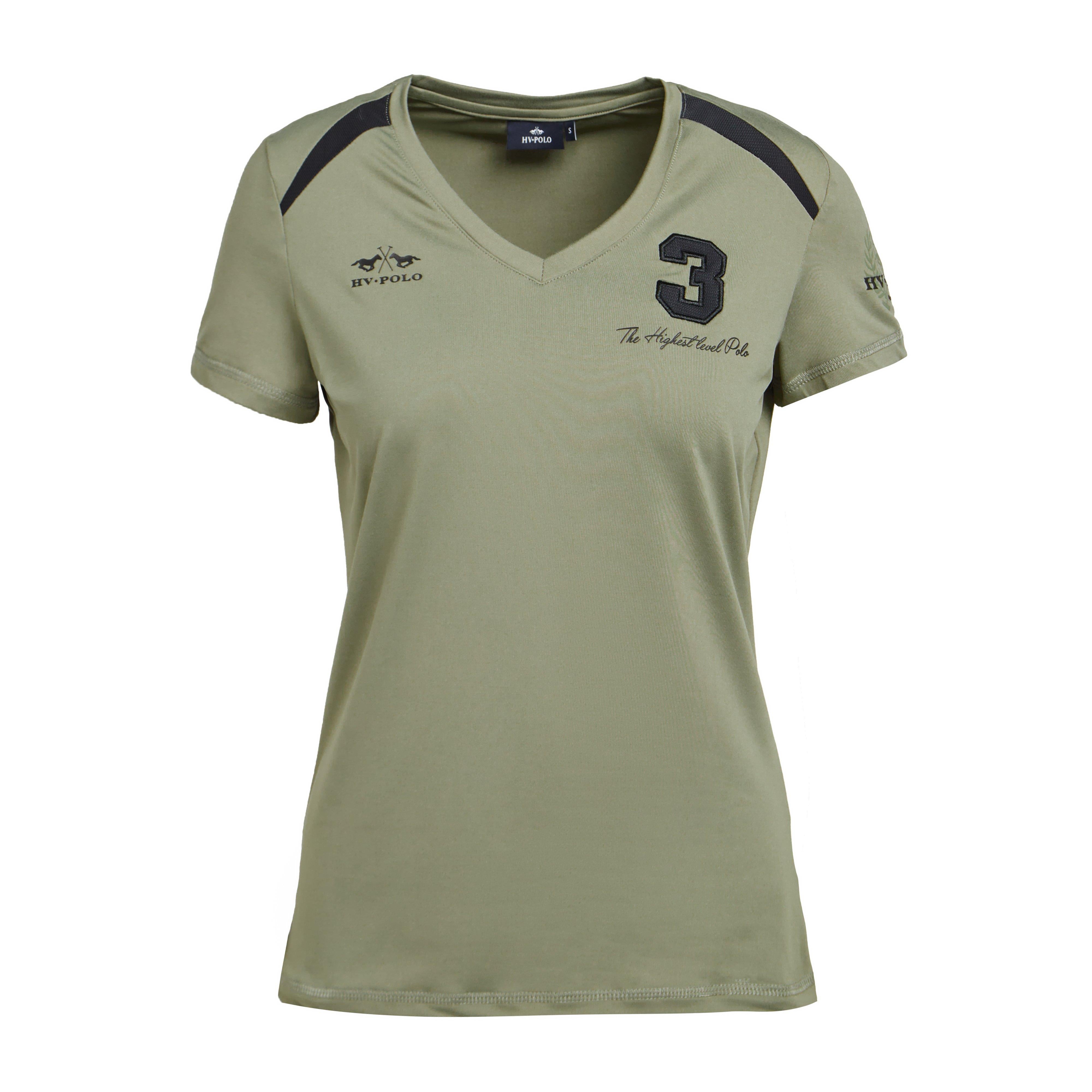 Womens Favouritas Tech T-Shirt Oil Green
