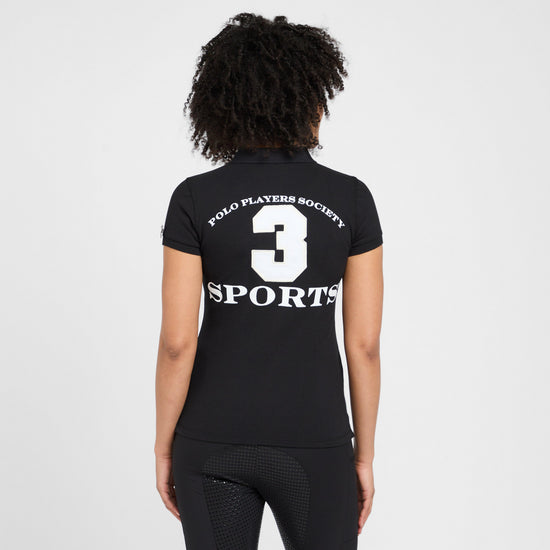 Womens Favouritas EQ Polo Shirt Black