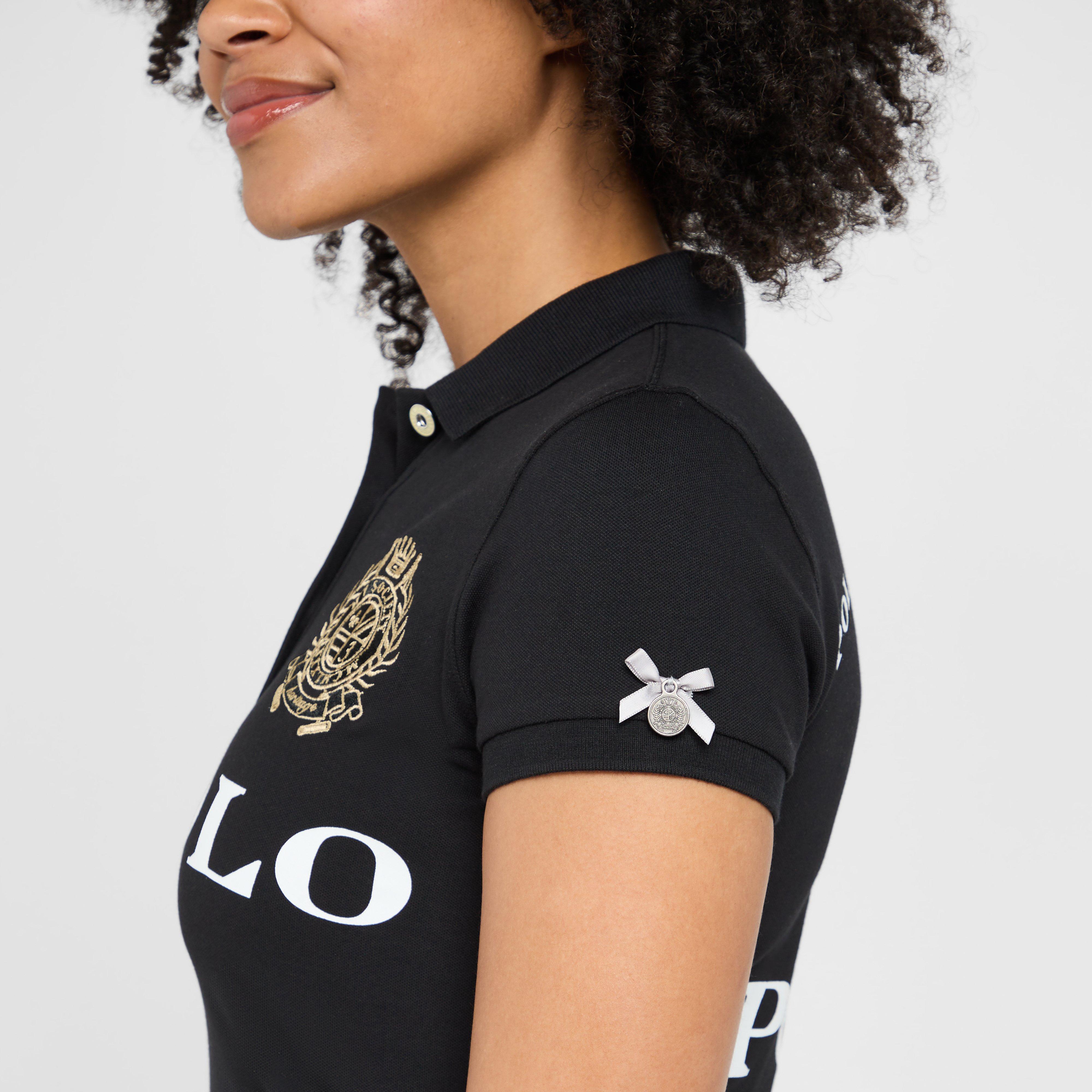 Womens Favouritas EQ Polo Shirt Black