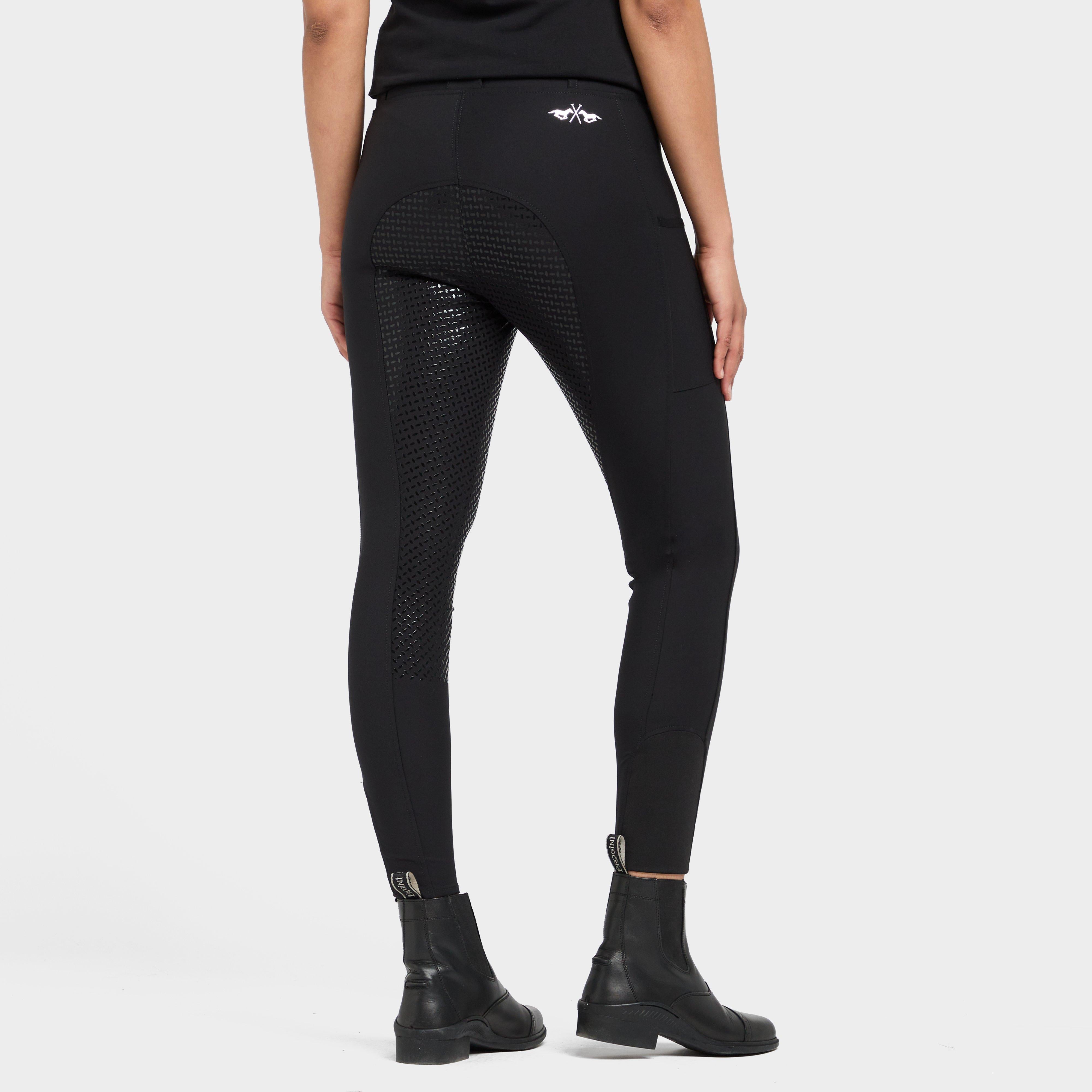 Womens Classic Full Seat Riding Tights Black