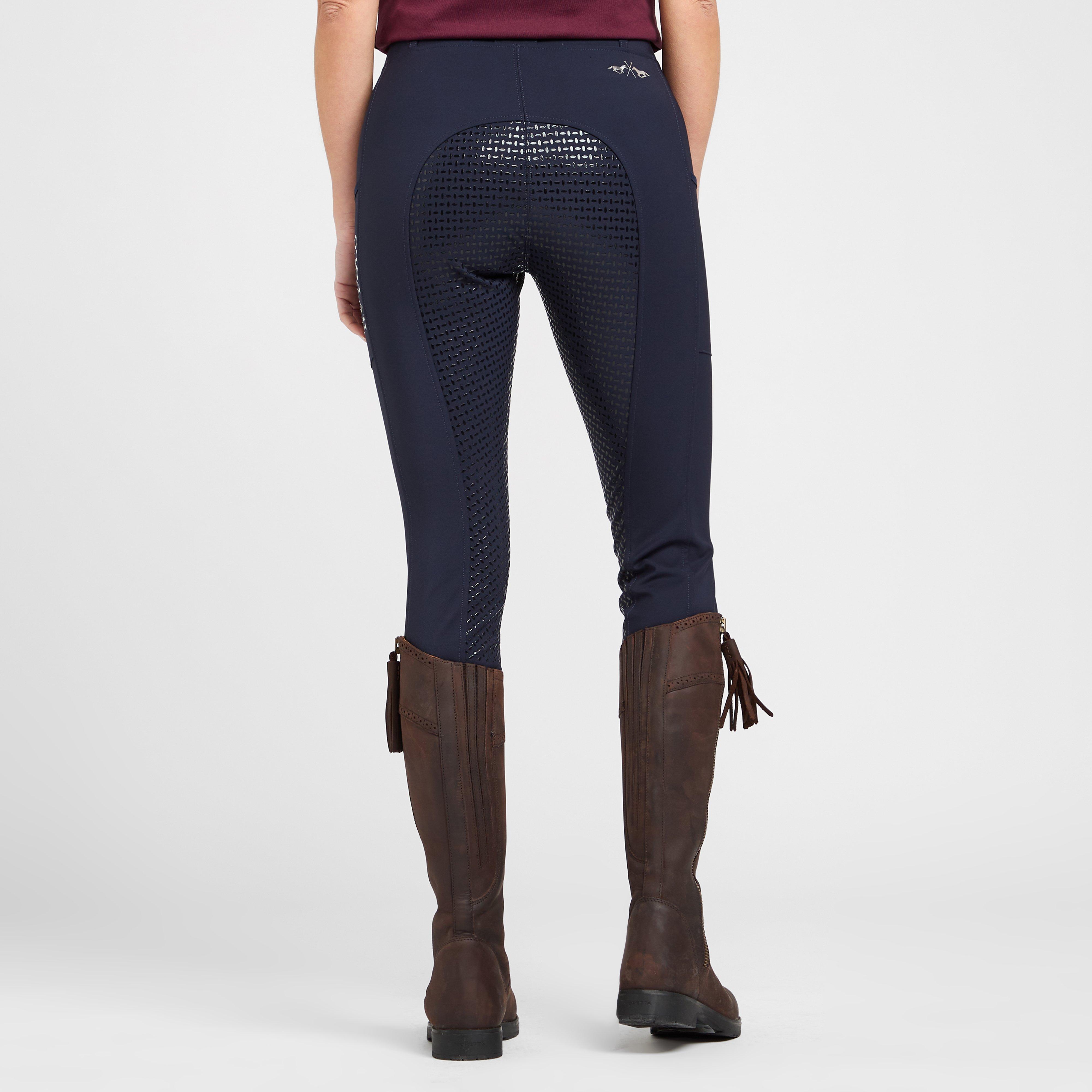 Womens Classic Full Seat Riding Tights Navy