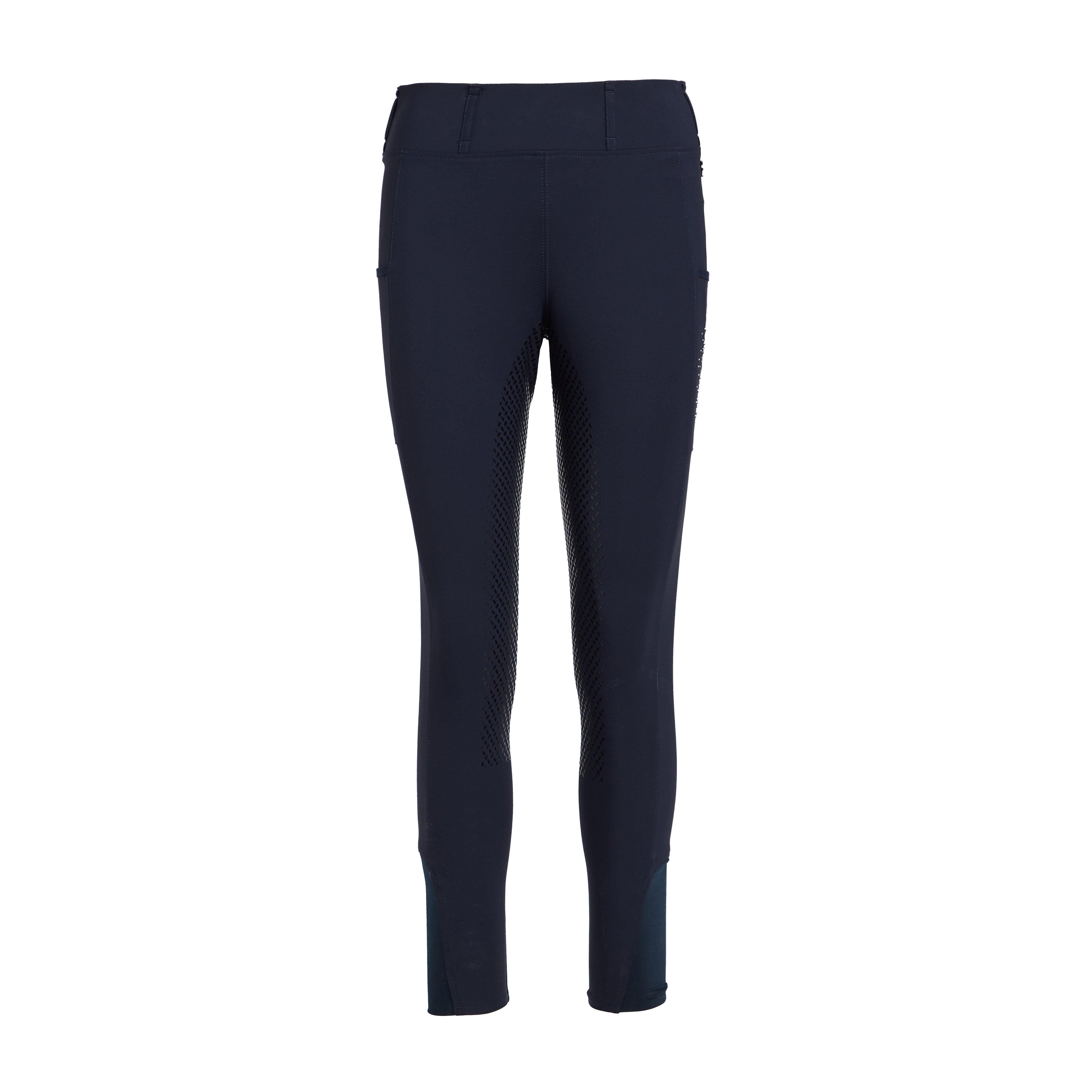 Womens Classic Full Seat Riding Tights Navy