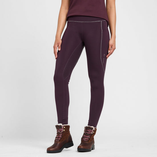Womens Sporty Sue Full Seat Riding Tights Dark Berry