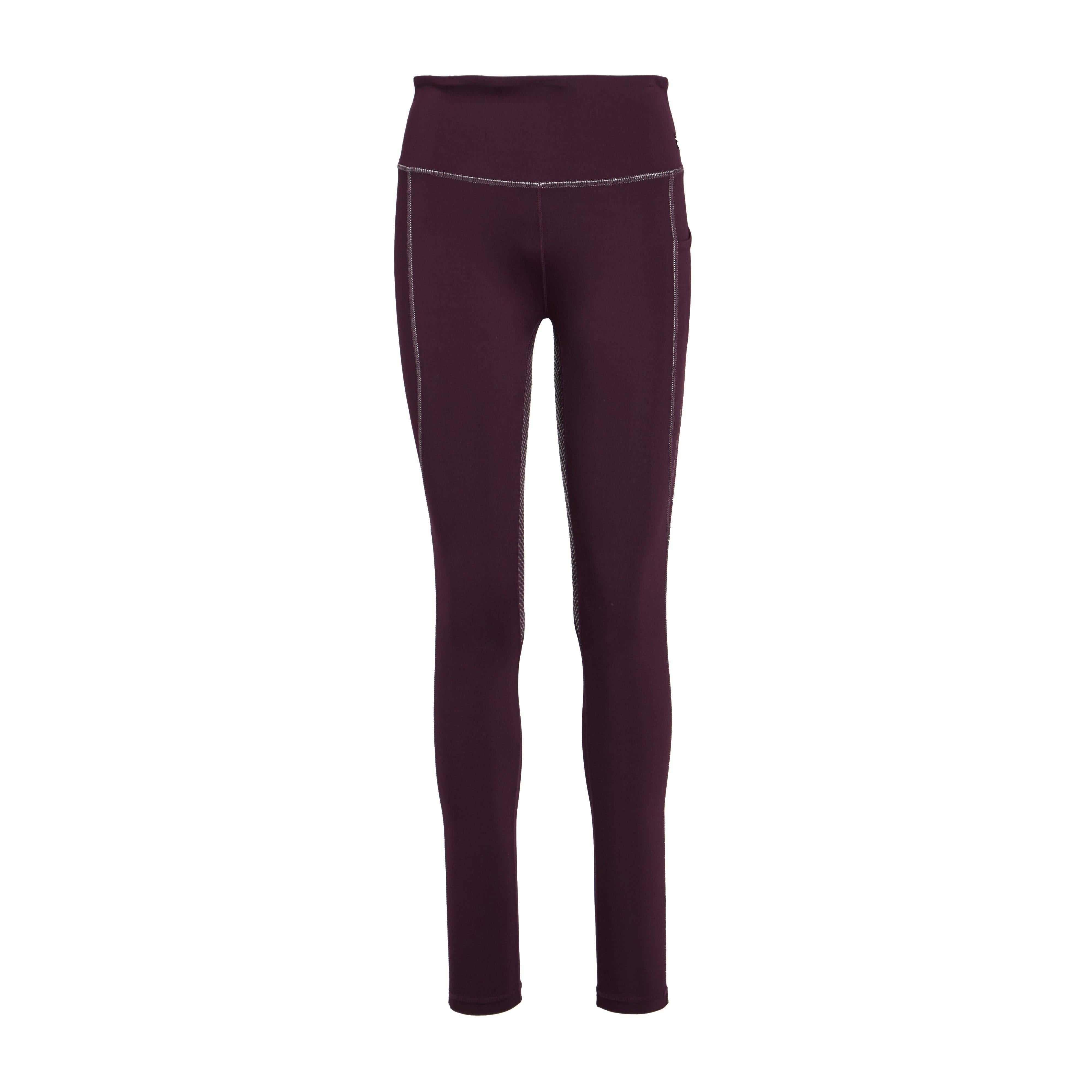 Womens Sporty Sue Full Seat Riding Tights Dark Berry