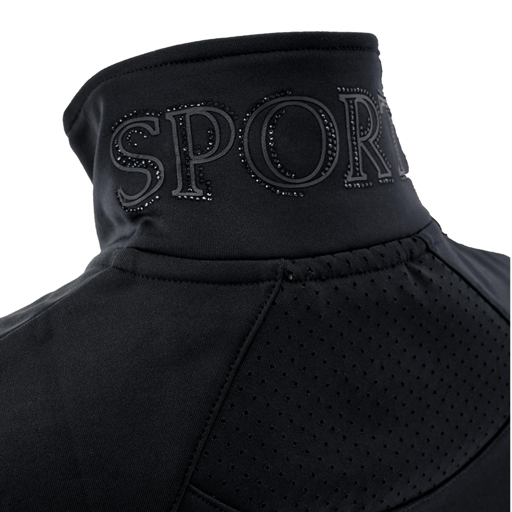 Womens Harriet Softshell Gilet Cool Black