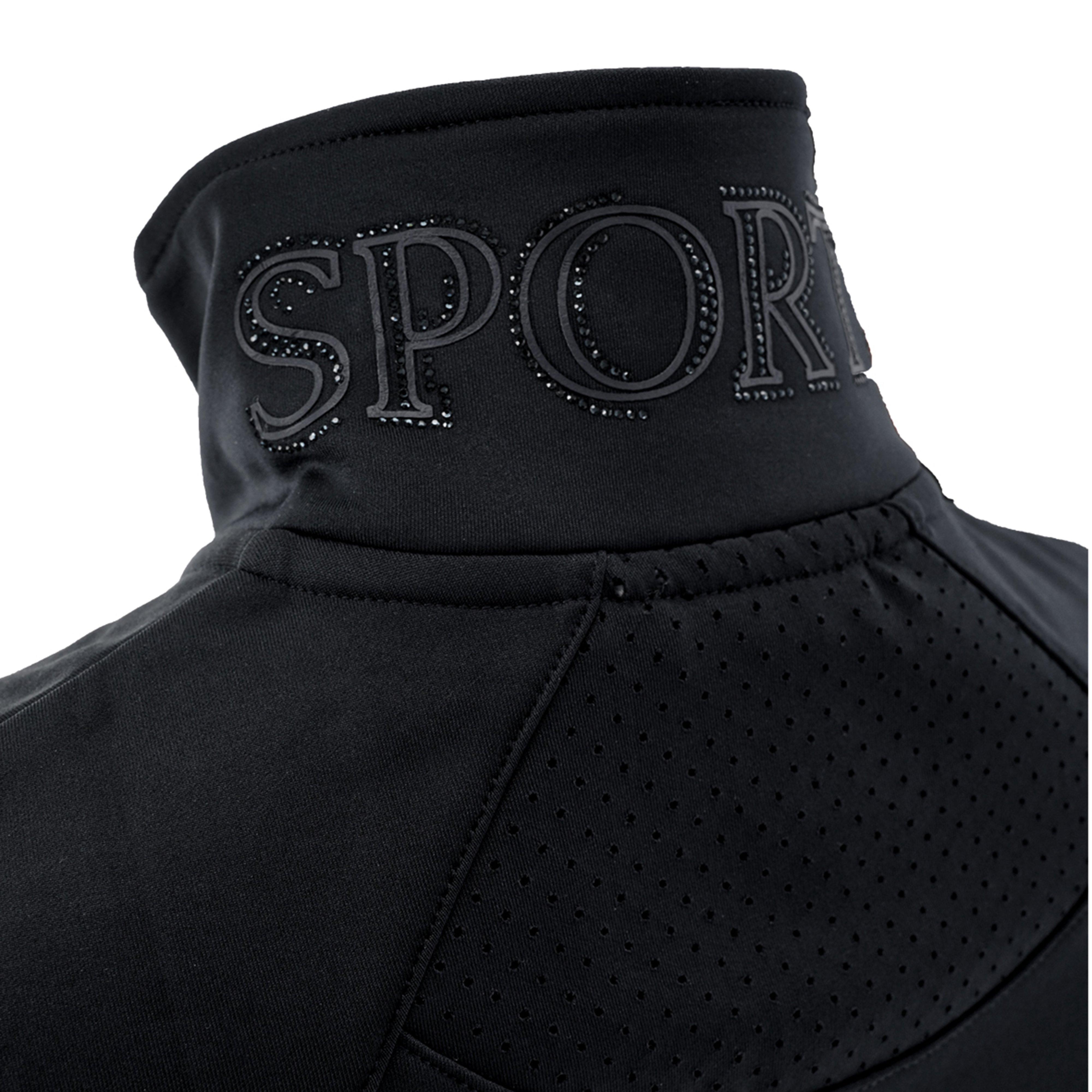 Womens Harriet Softshell Gilet Cool Black