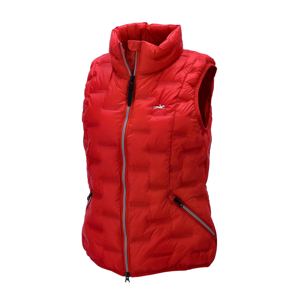 Womens Summer Rose Gilet True Red