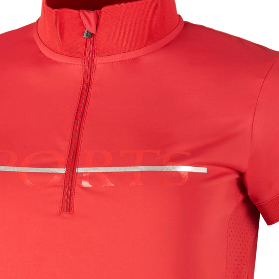 Womens Fortuna Style Short Sleeved Base Layer True Red