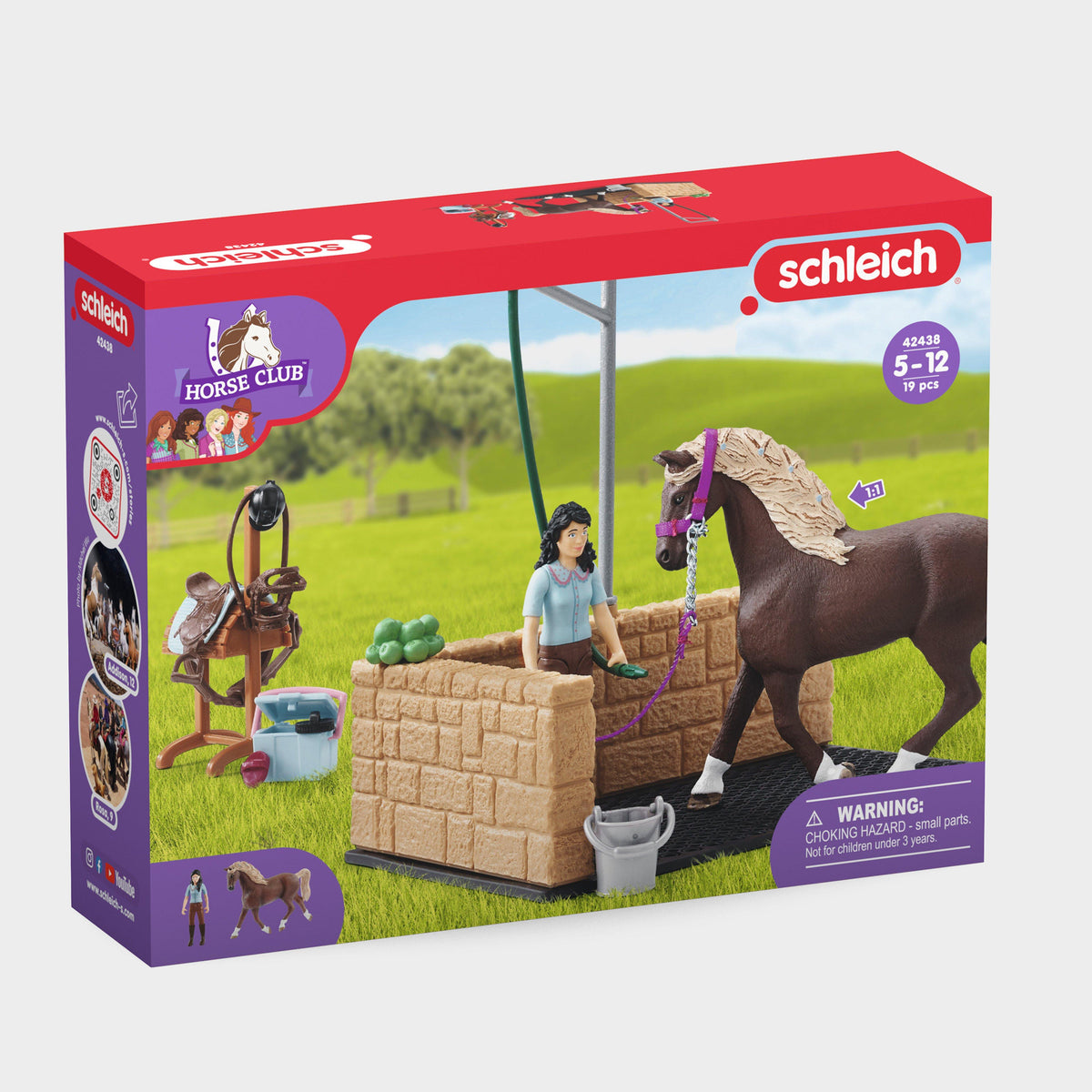 Washing Area with Horse Club Emily & Luna