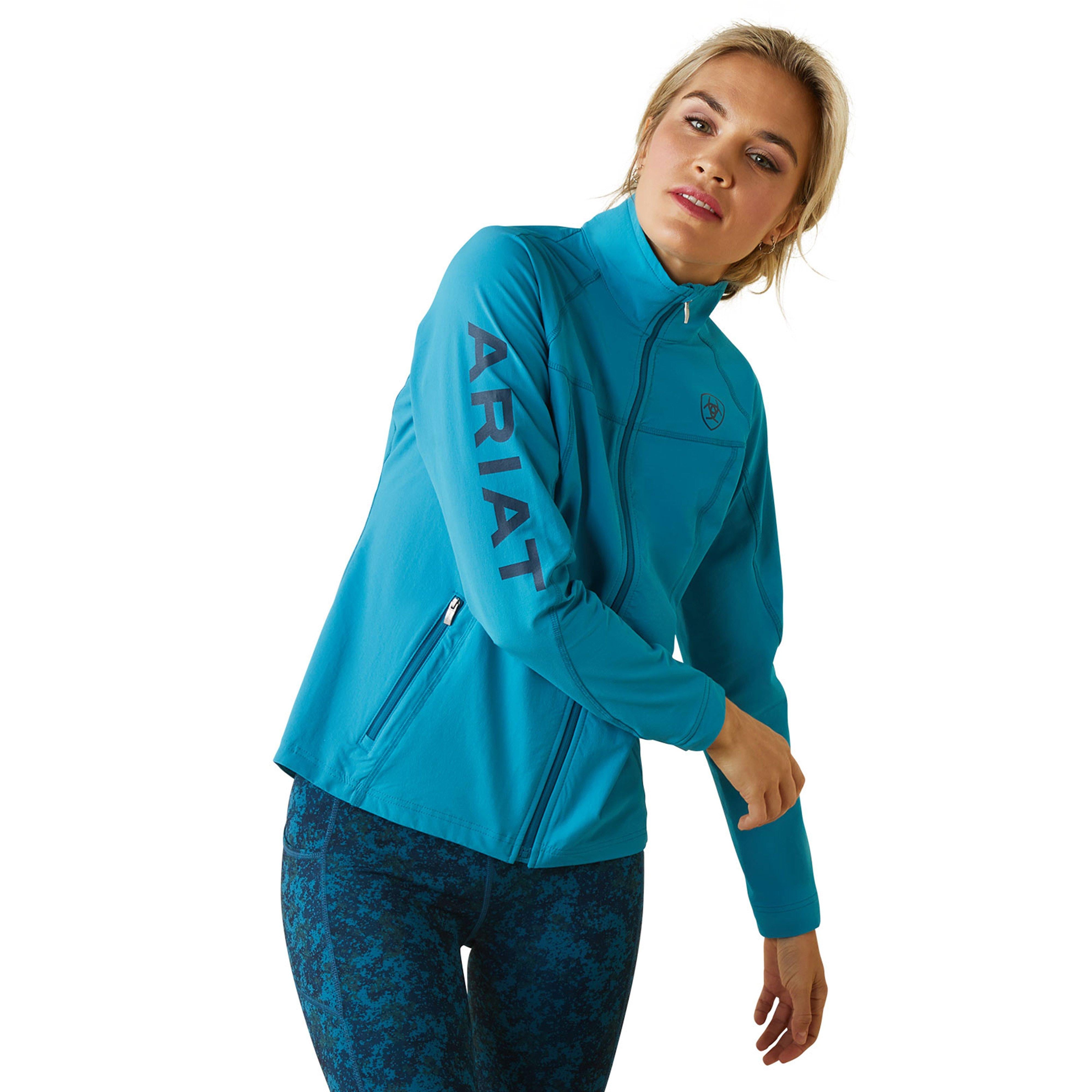 Womens Agile Softshell Jacket Mosaic Blue