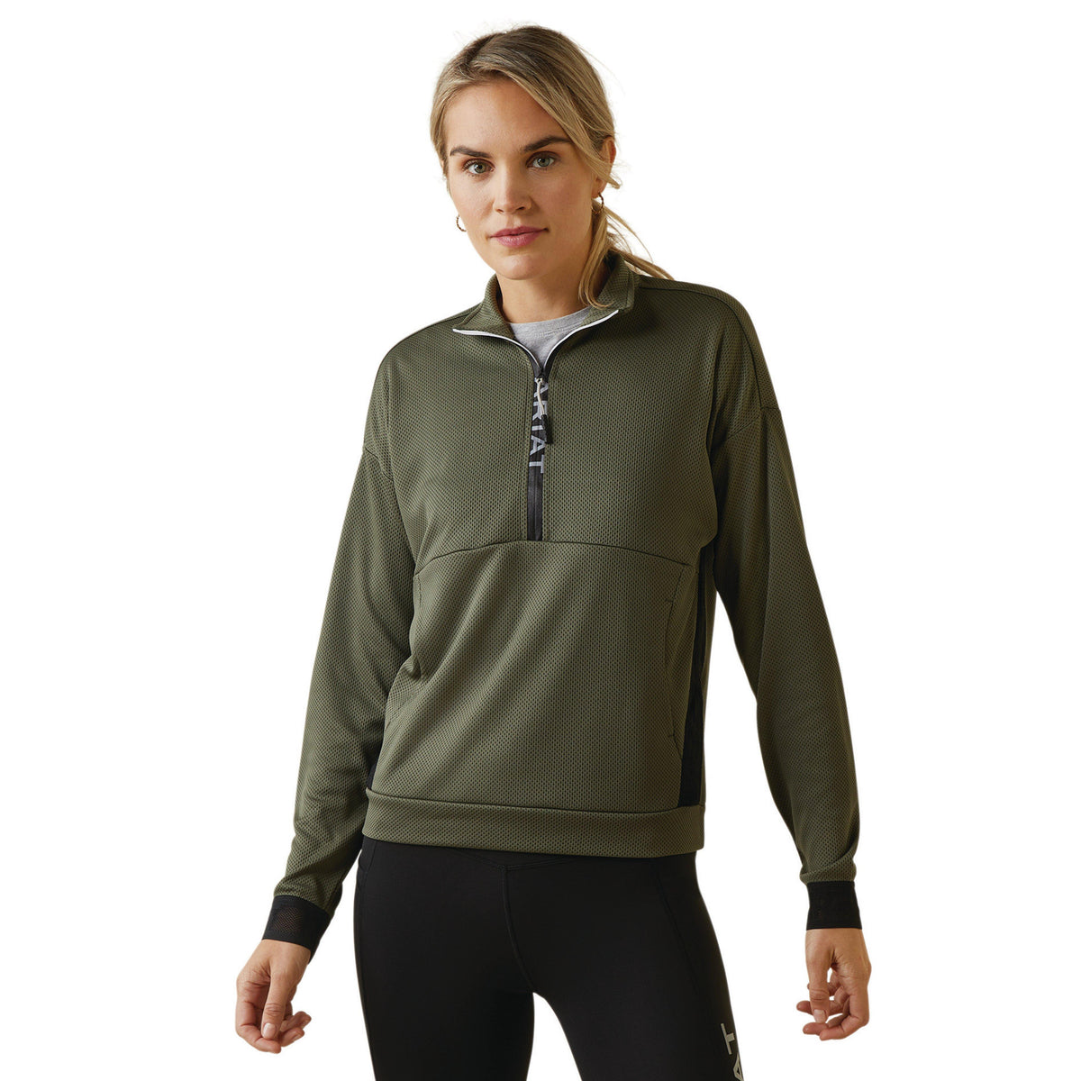 Womens Breathe 1/2 Zip Sweatshirt Beetle