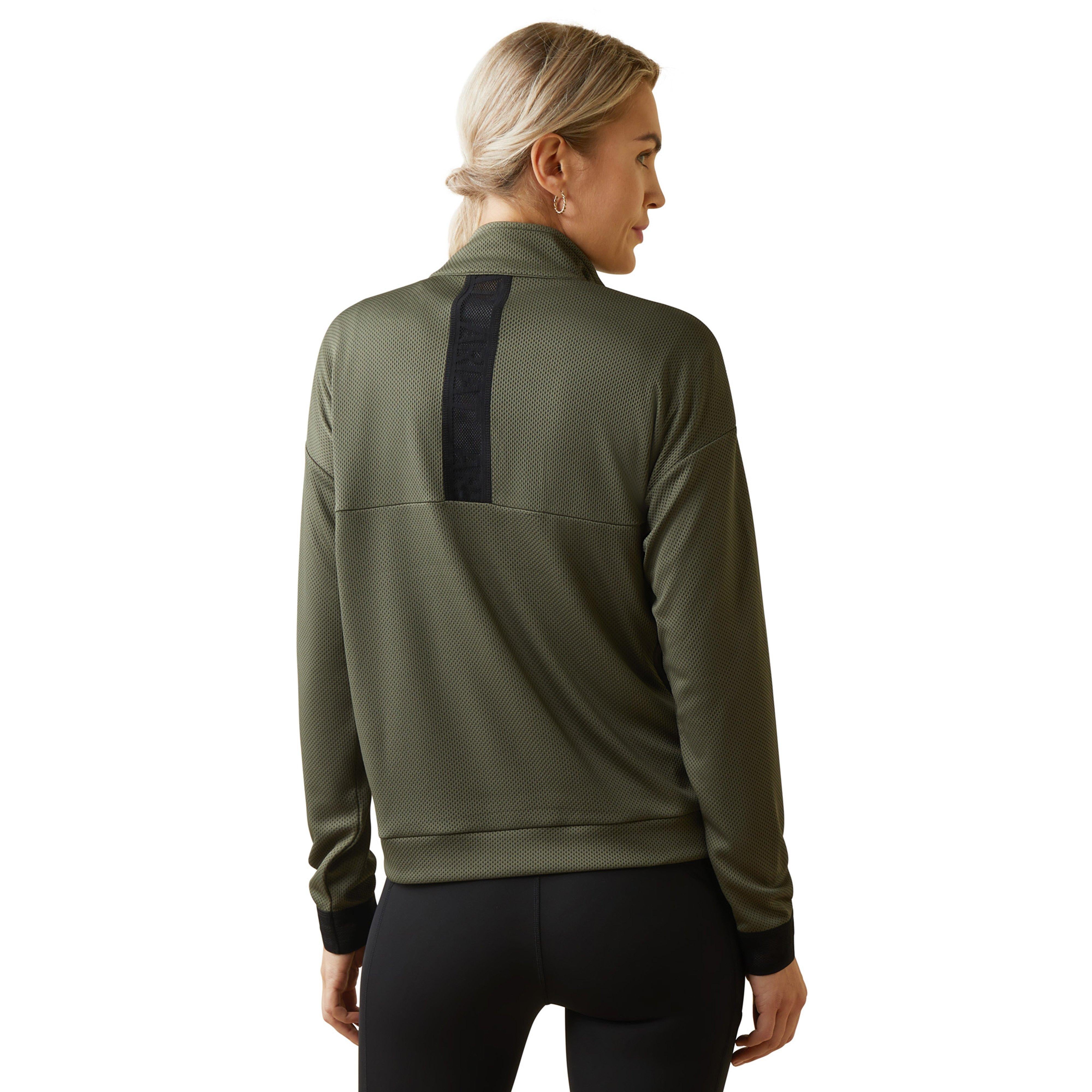 Womens Breathe 1/2 Zip Sweatshirt Beetle