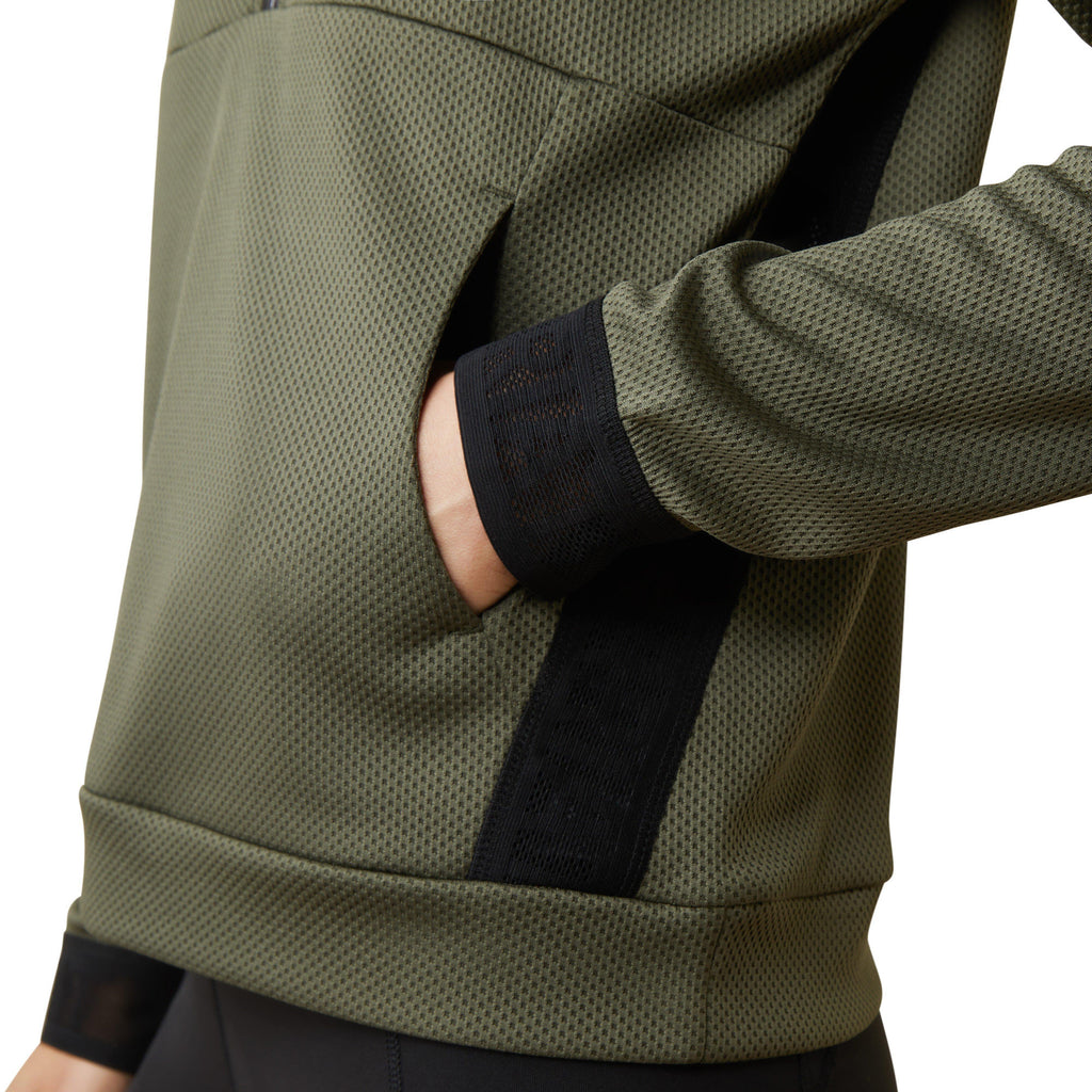 Womens Breathe 1/2 Zip Sweatshirt Beetle