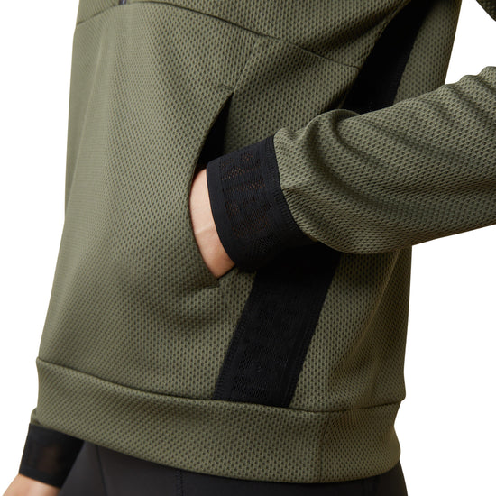 Womens Breathe 1/2 Zip Sweatshirt Beetle