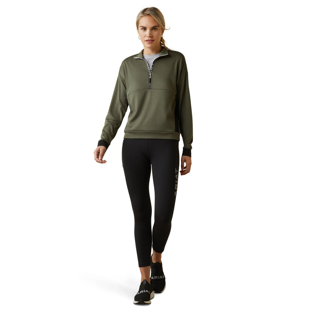 Womens Breathe 1/2 Zip Sweatshirt Beetle