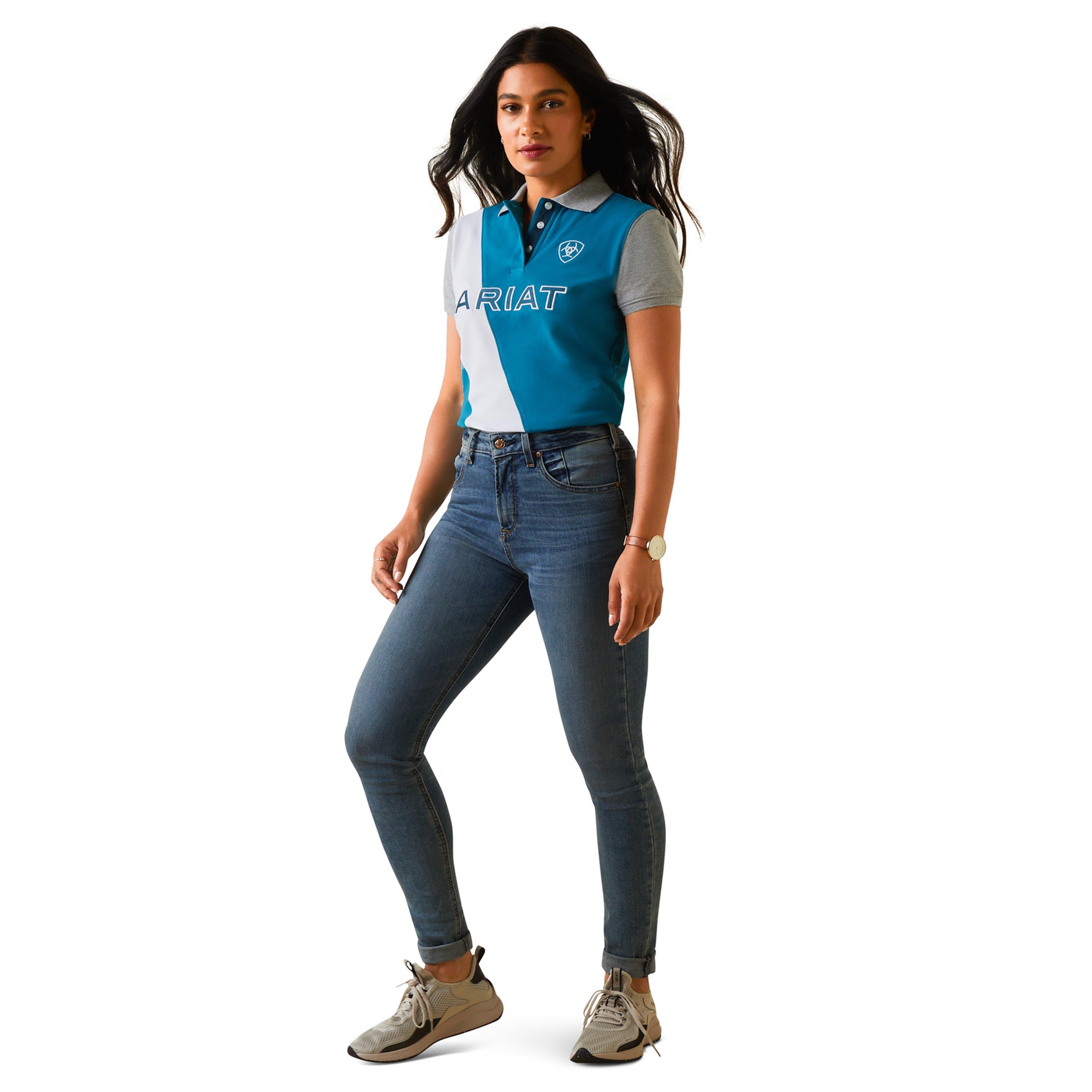 Womens Taryn Short Sleeved Polo Shirt Burnt Sienna