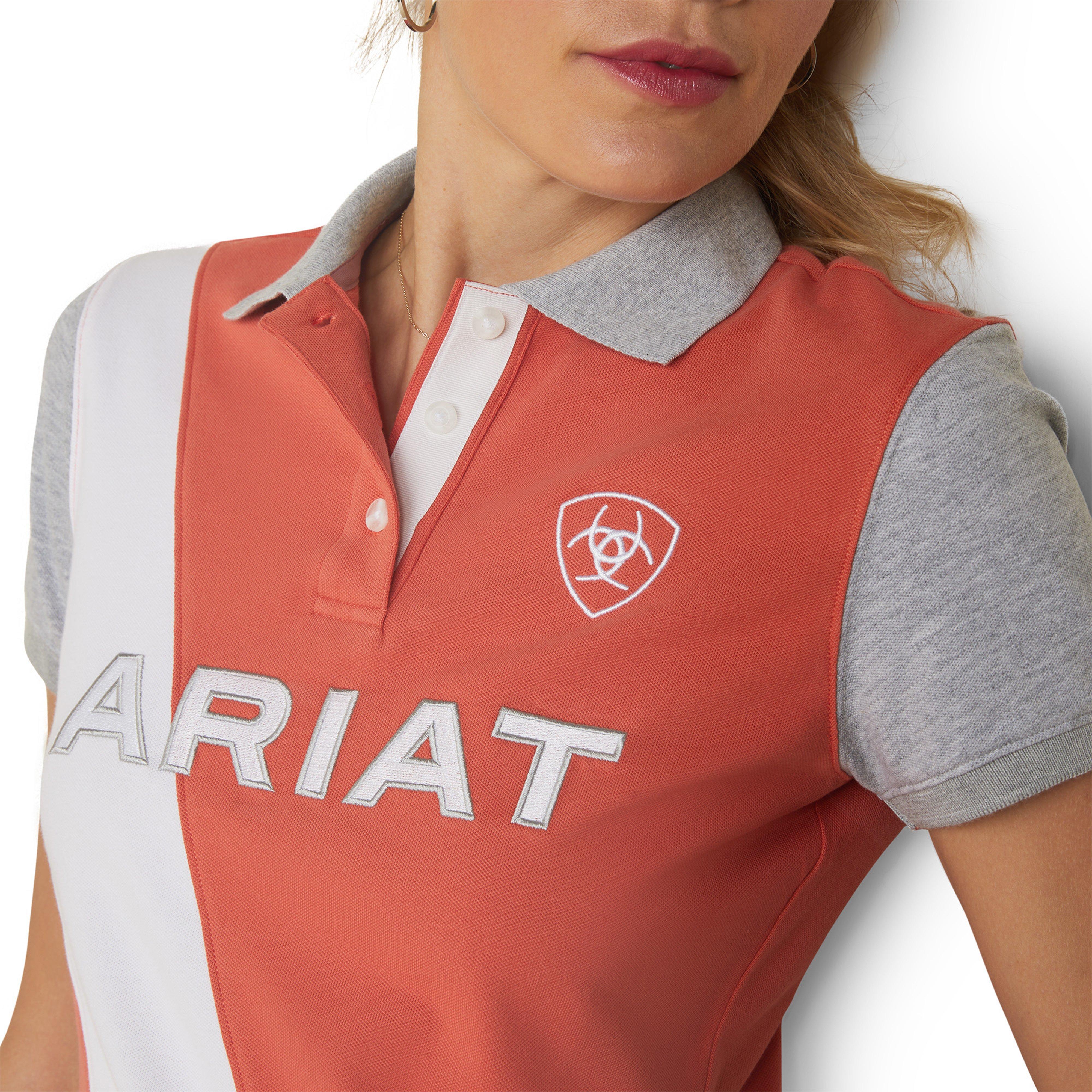 Womens Taryn Short Sleeved Polo Shirt Burnt Sienna