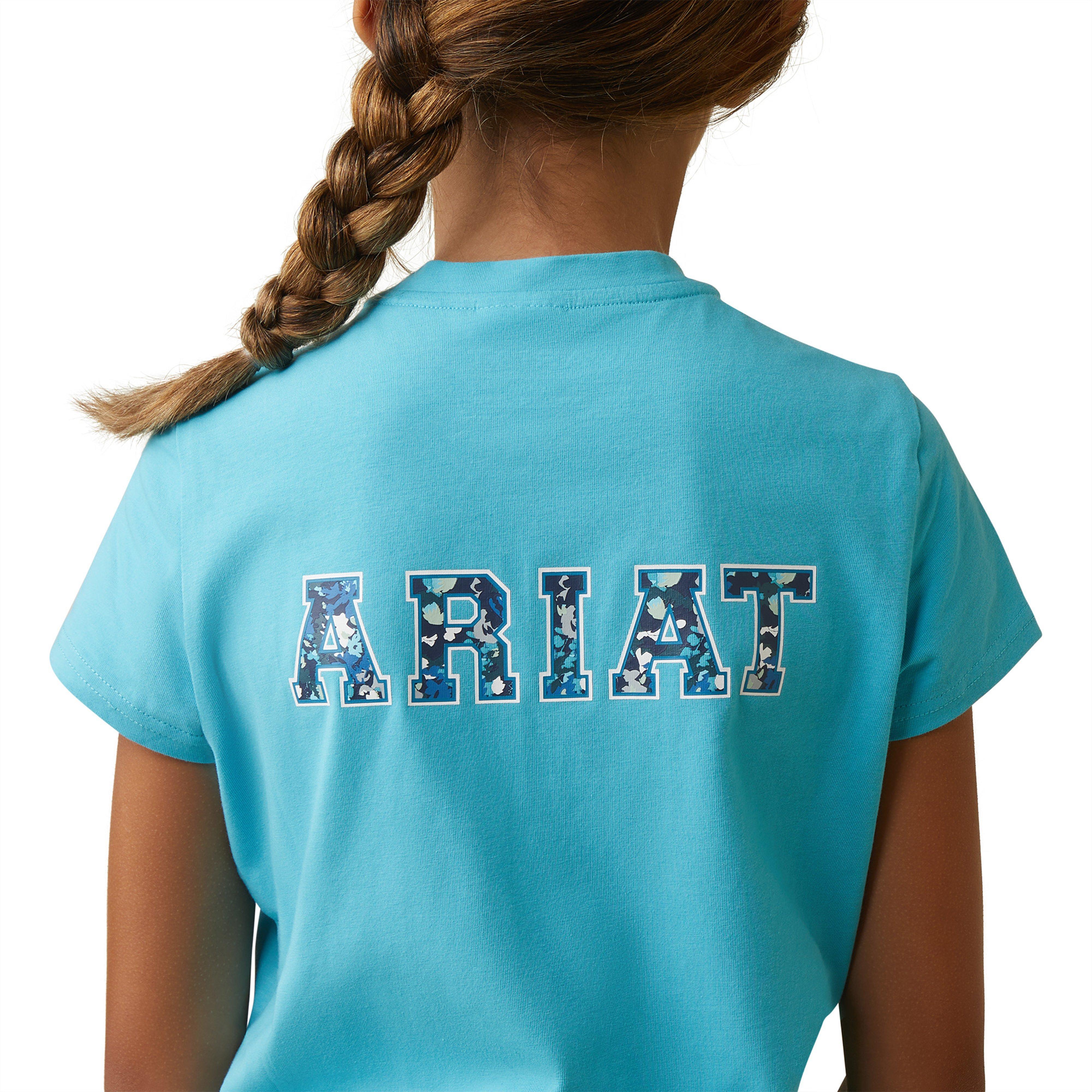 Kids Varsity Camo T-Shirt Maui Blue