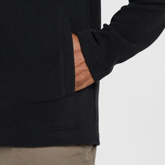 Mens Bracken Full Zip Fleece Black