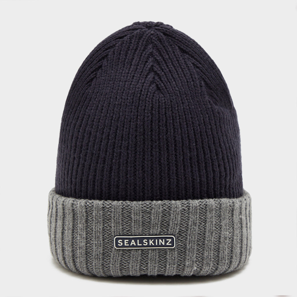 Bacton Waterproof Beanie Navy/Grey