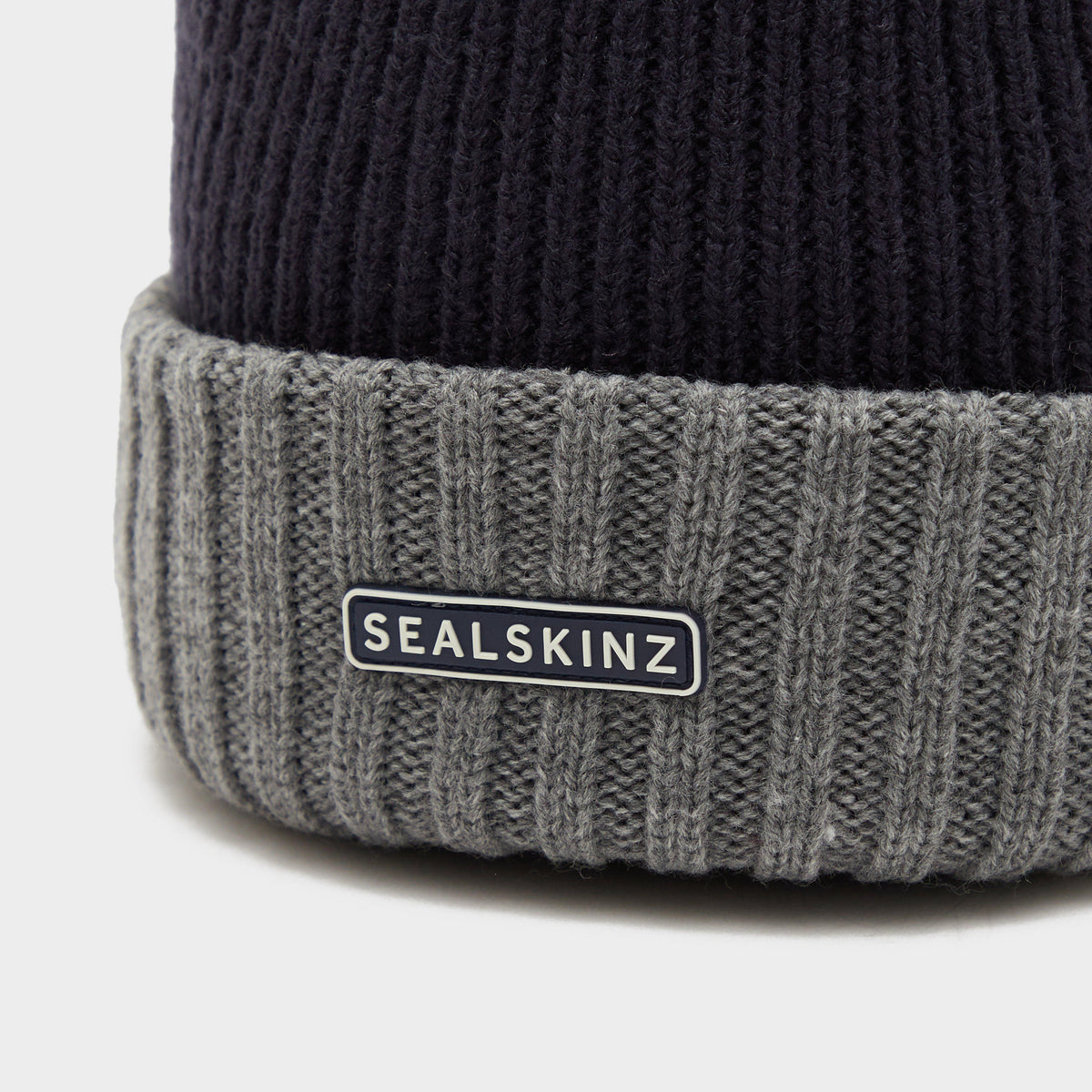 Bacton Waterproof Beanie Navy/Grey