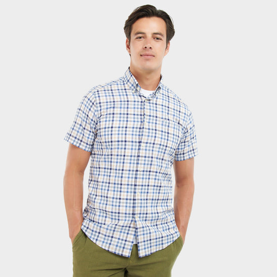 Mens Kinson Tailored Shirt Stone