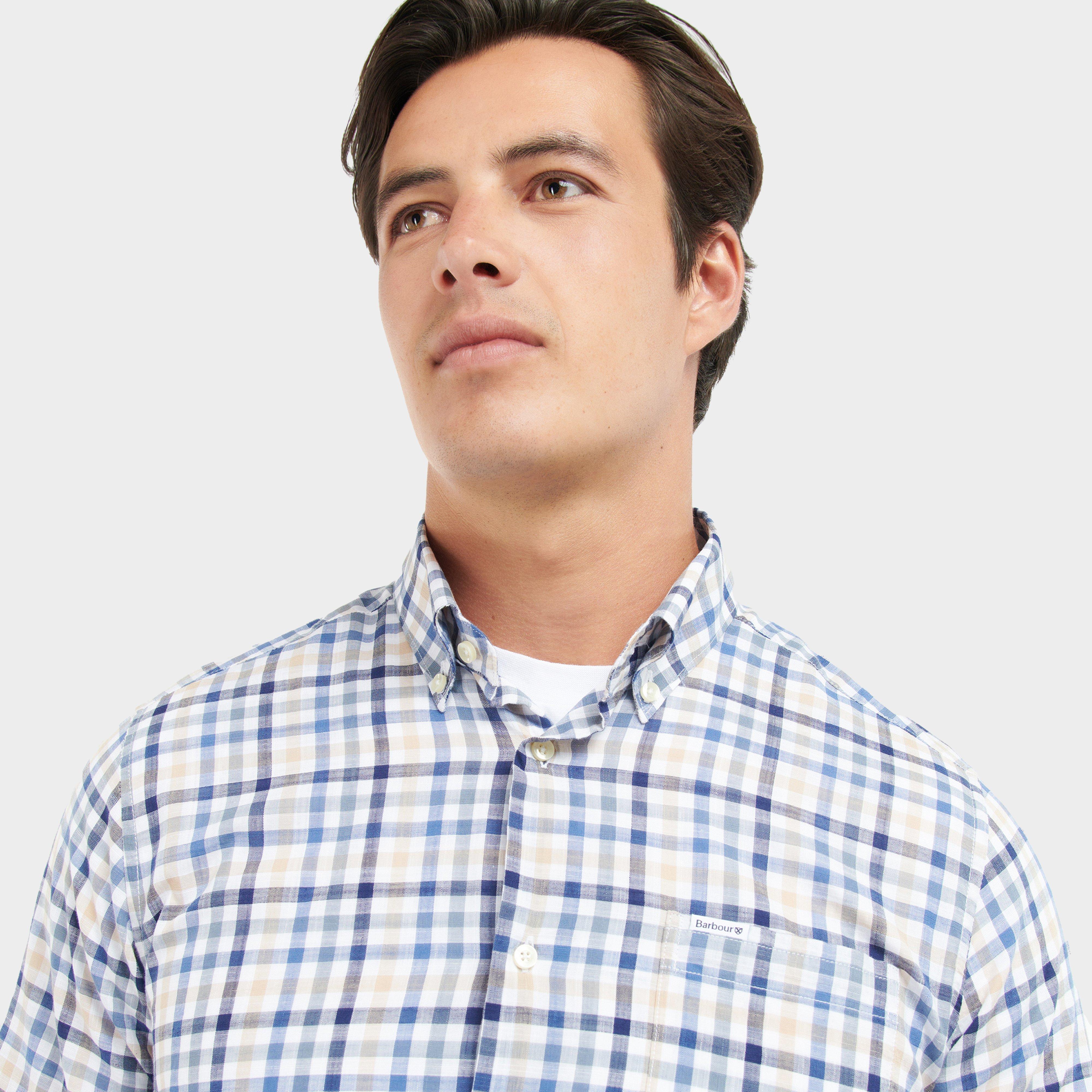 Mens Kinson Tailored Shirt Stone