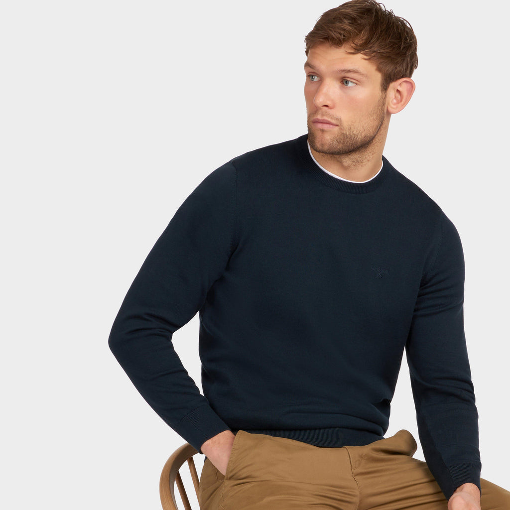 Mens Pima Cotton Crew Neck Sweater