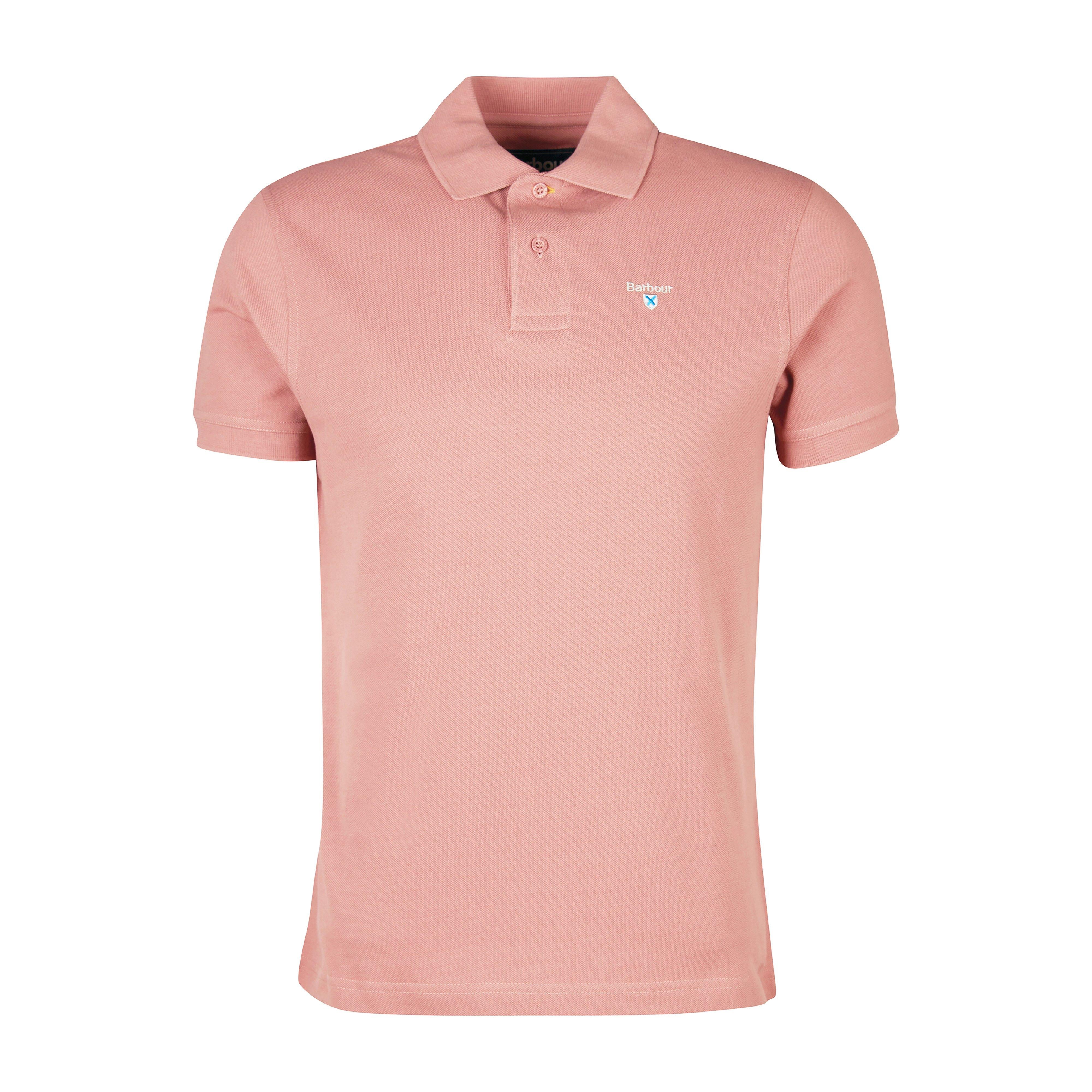 Mens Sports Polo Shirt Pink