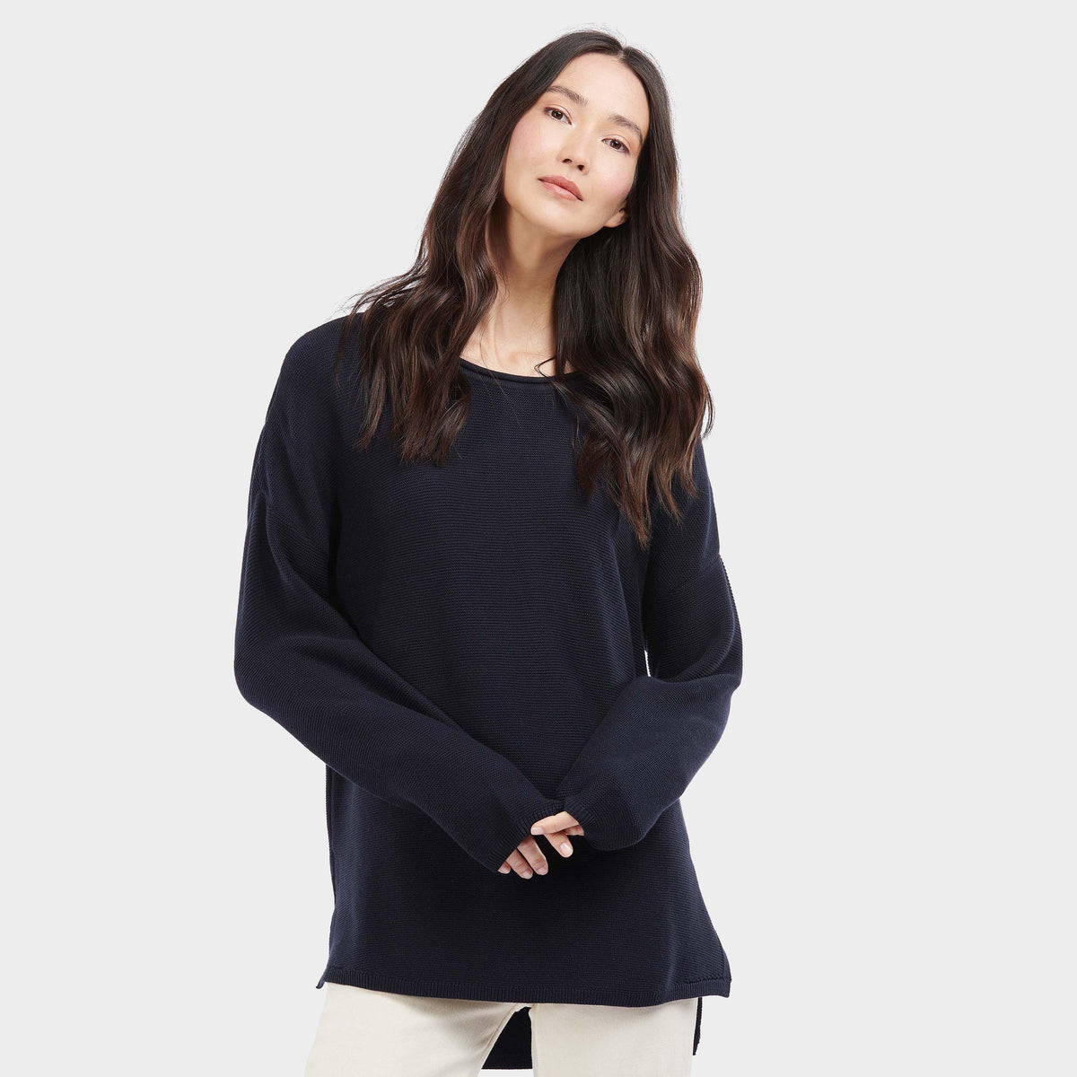 Womens Mariner Knitted Jumper Navy