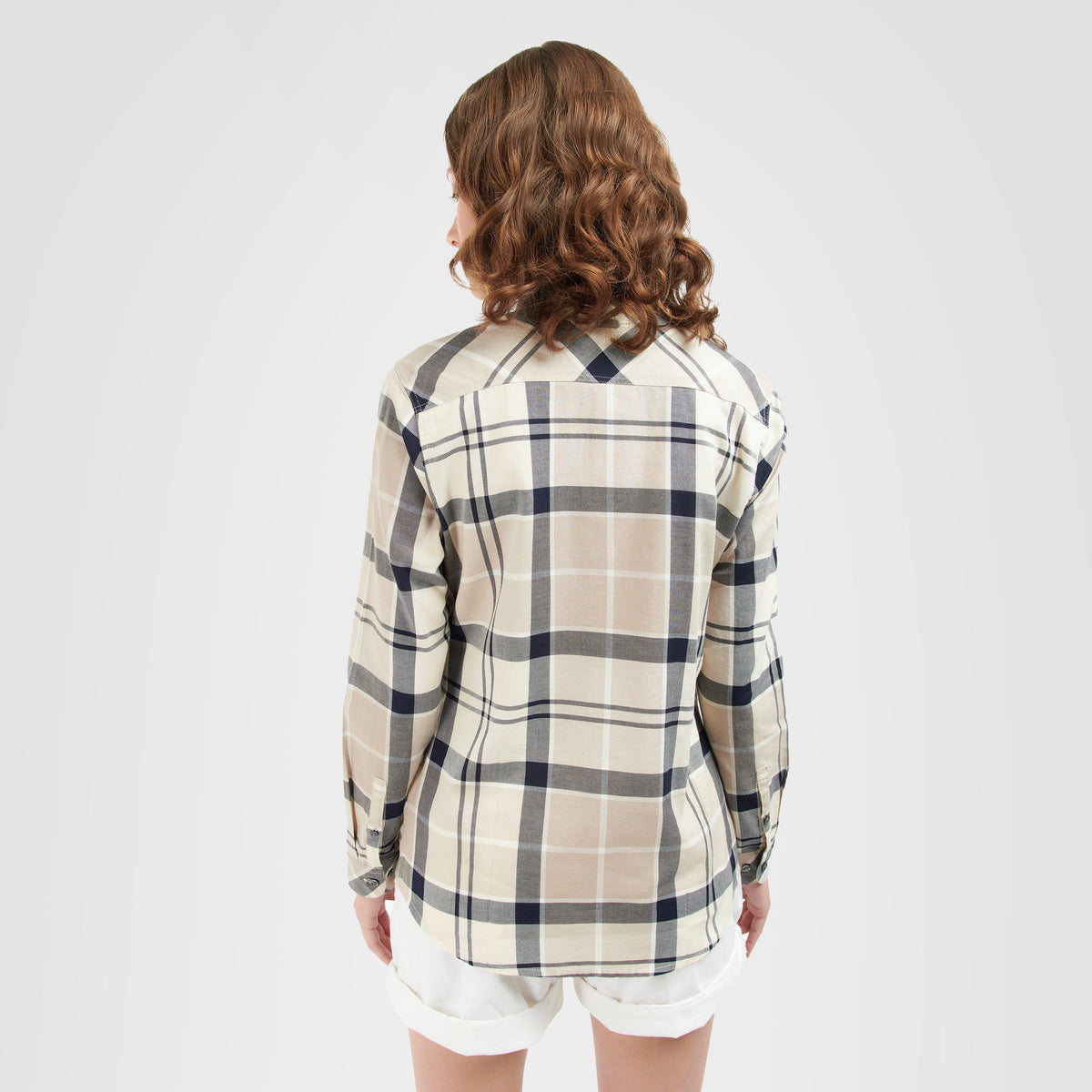Womens Bredon Shirt Indigo Tartan