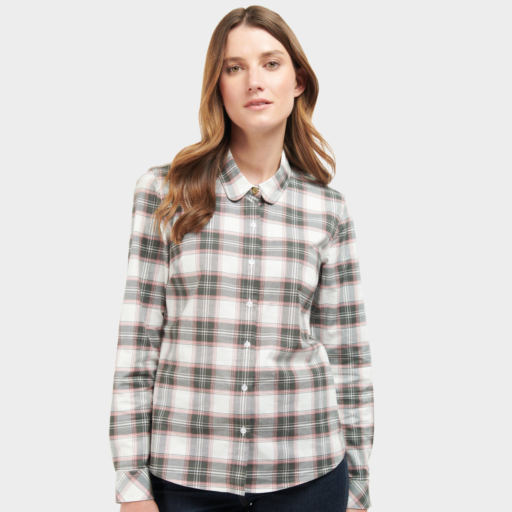 Womens Daphne Shirt Cloud Olive Check