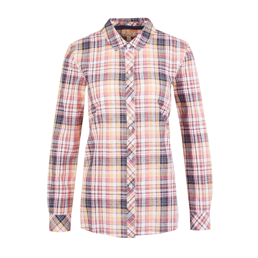 Womens Seaglow Shirt Navy Check