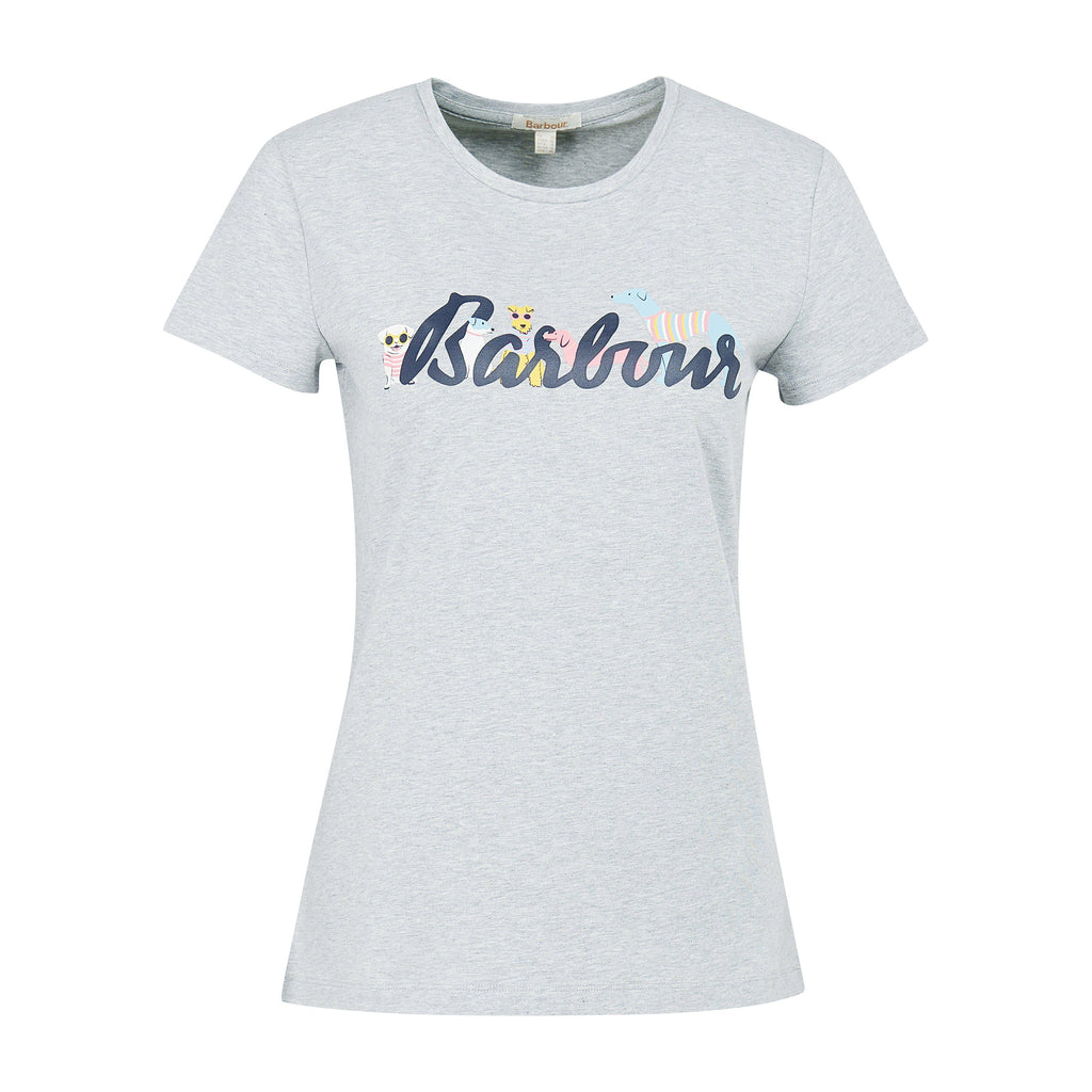 Womens Southport T-Shirt Light Grey Marl