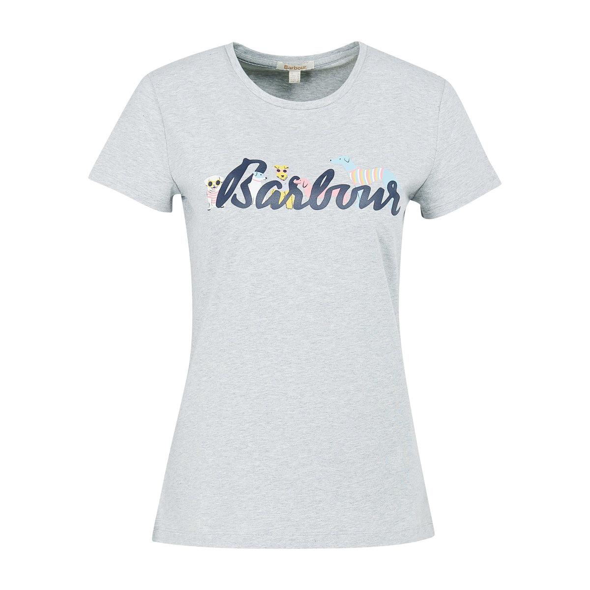 Womens Southport T-Shirt Light Grey Marl