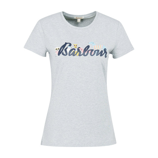 Womens Southport T-Shirt Light Grey Marl