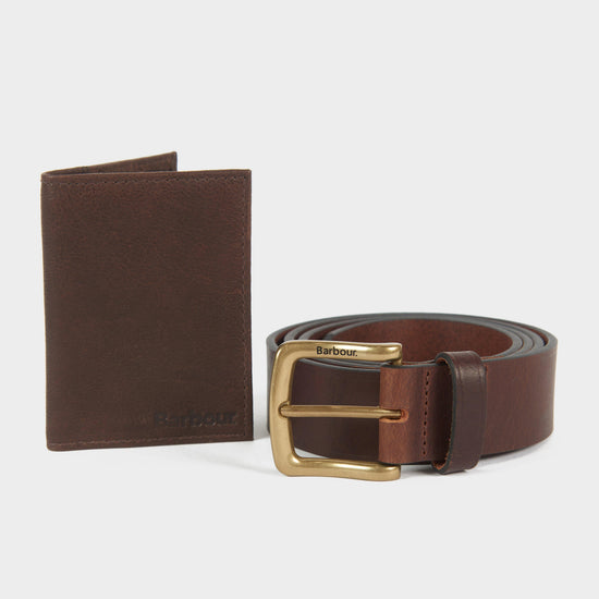Haydon Wallet & Belt Gift Set Brown