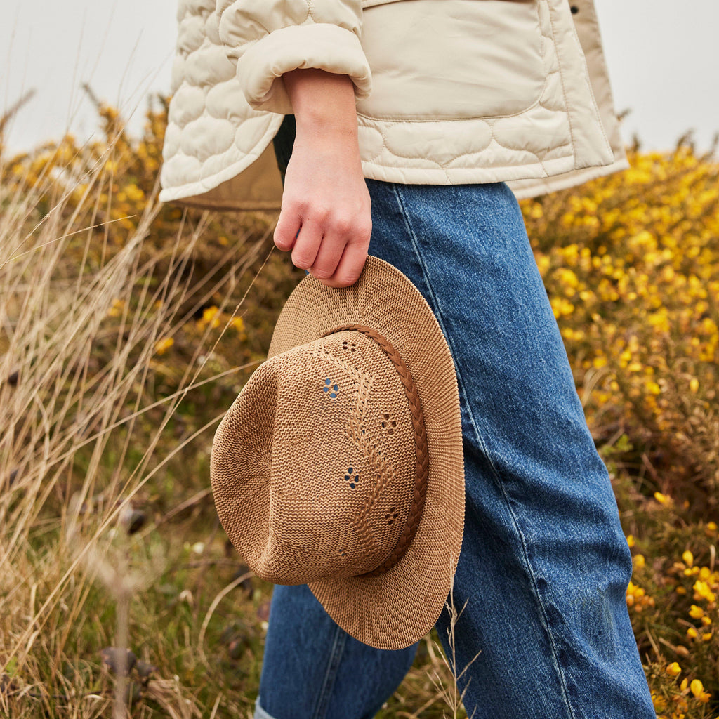 Womens Flowerdale Trilby Beige