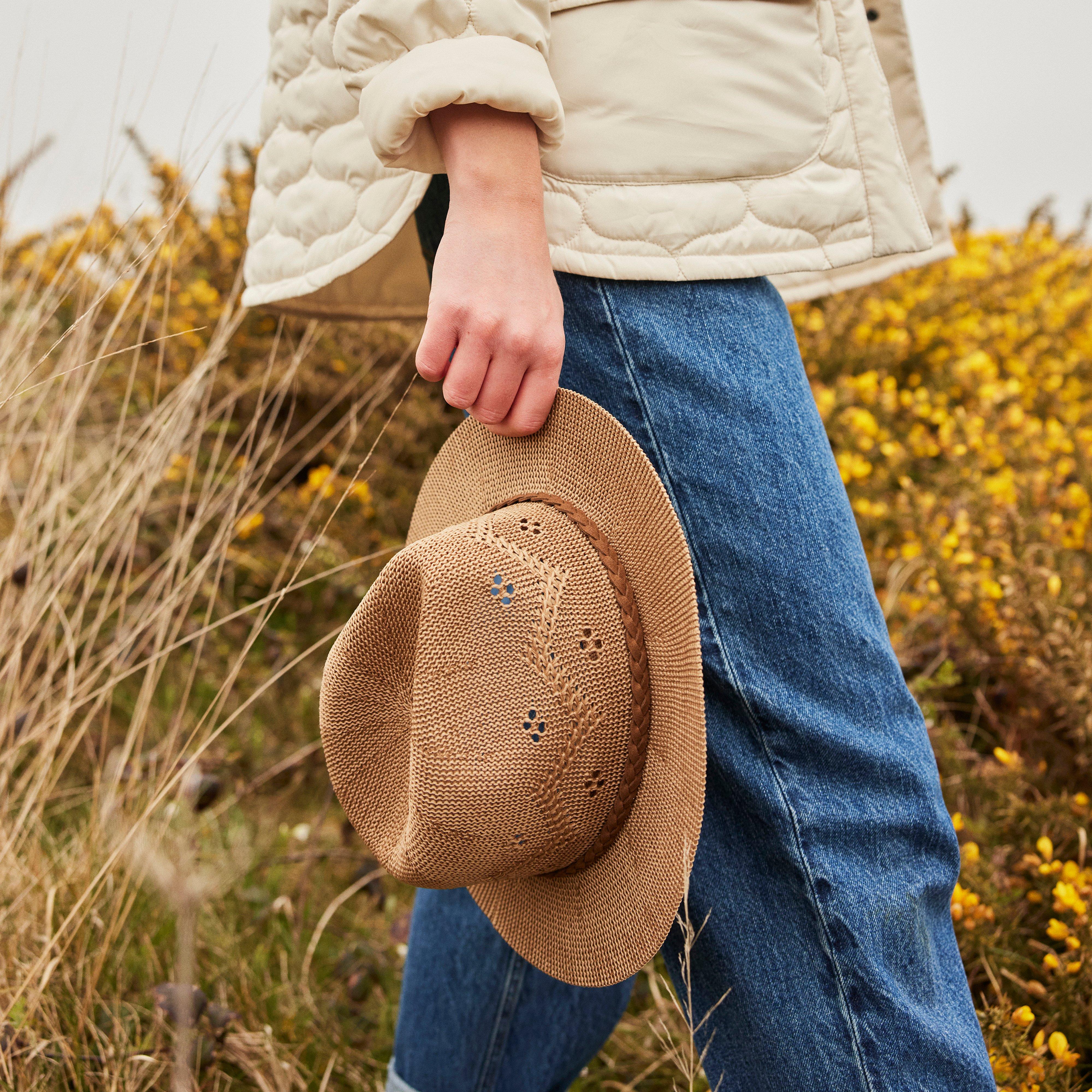 Womens Flowerdale Trilby Beige