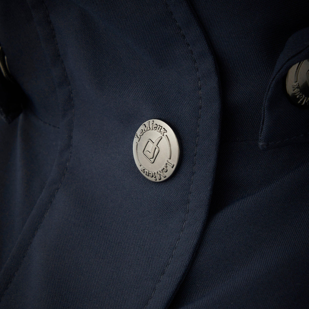 Womens Amelie Waterproof Lightweight Riding Coat Navy