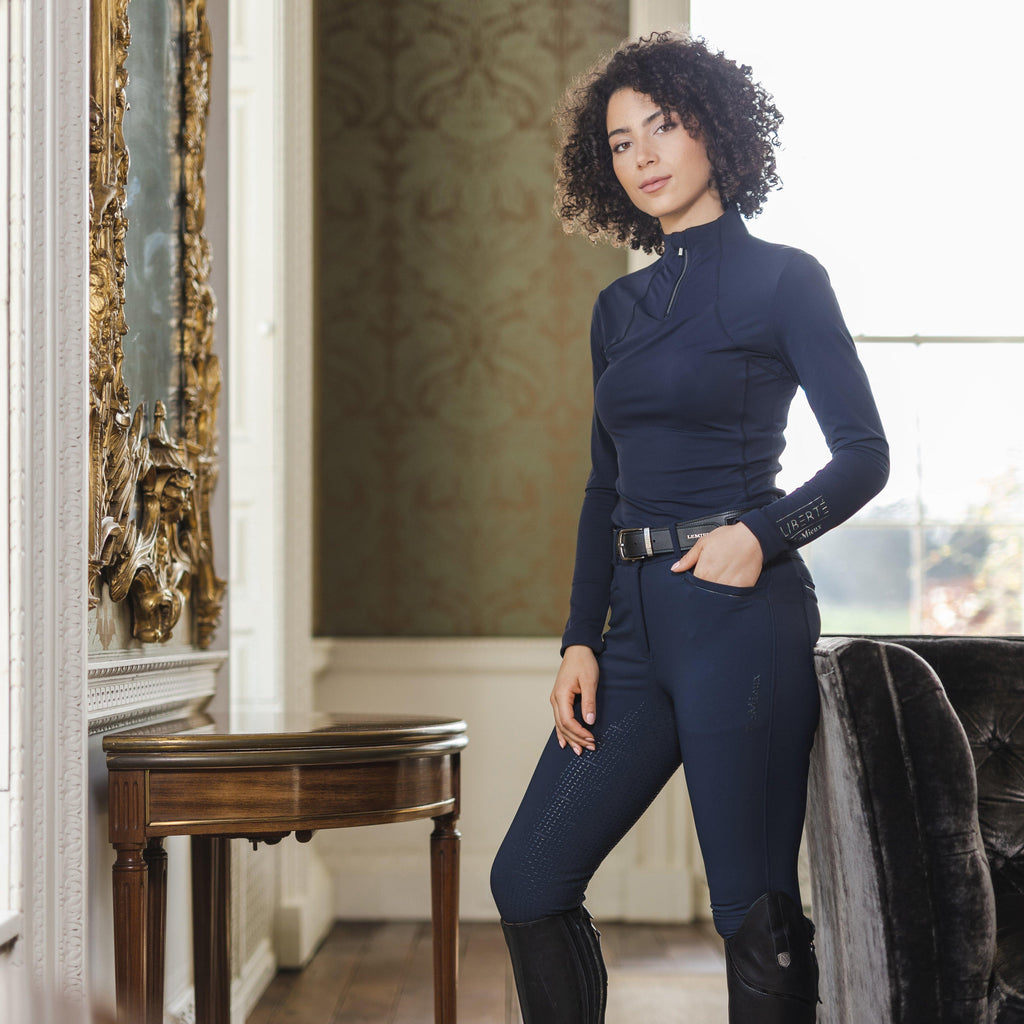 Womens Freya Pro Breeches Navy