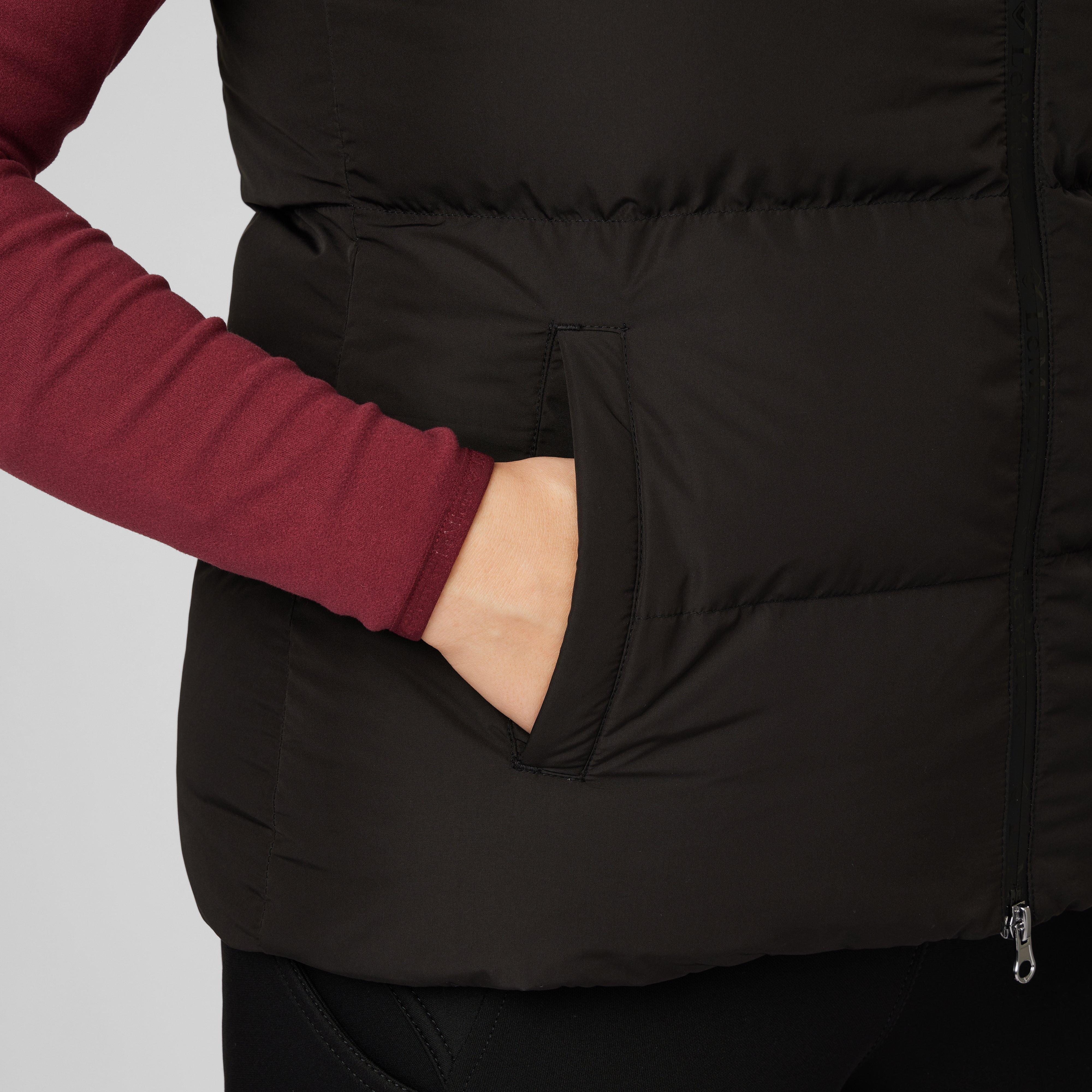 Womens Kenza Puffer Gilet Black