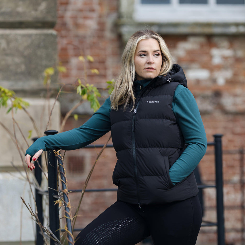 Womens Kenza Puffer Gilet Black